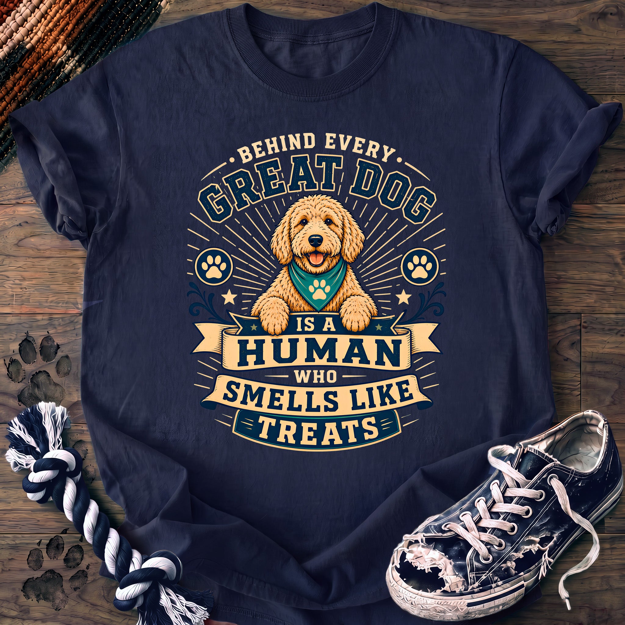 PAWSSION CLUB t-shirt in Navy color - SKU PC-0219