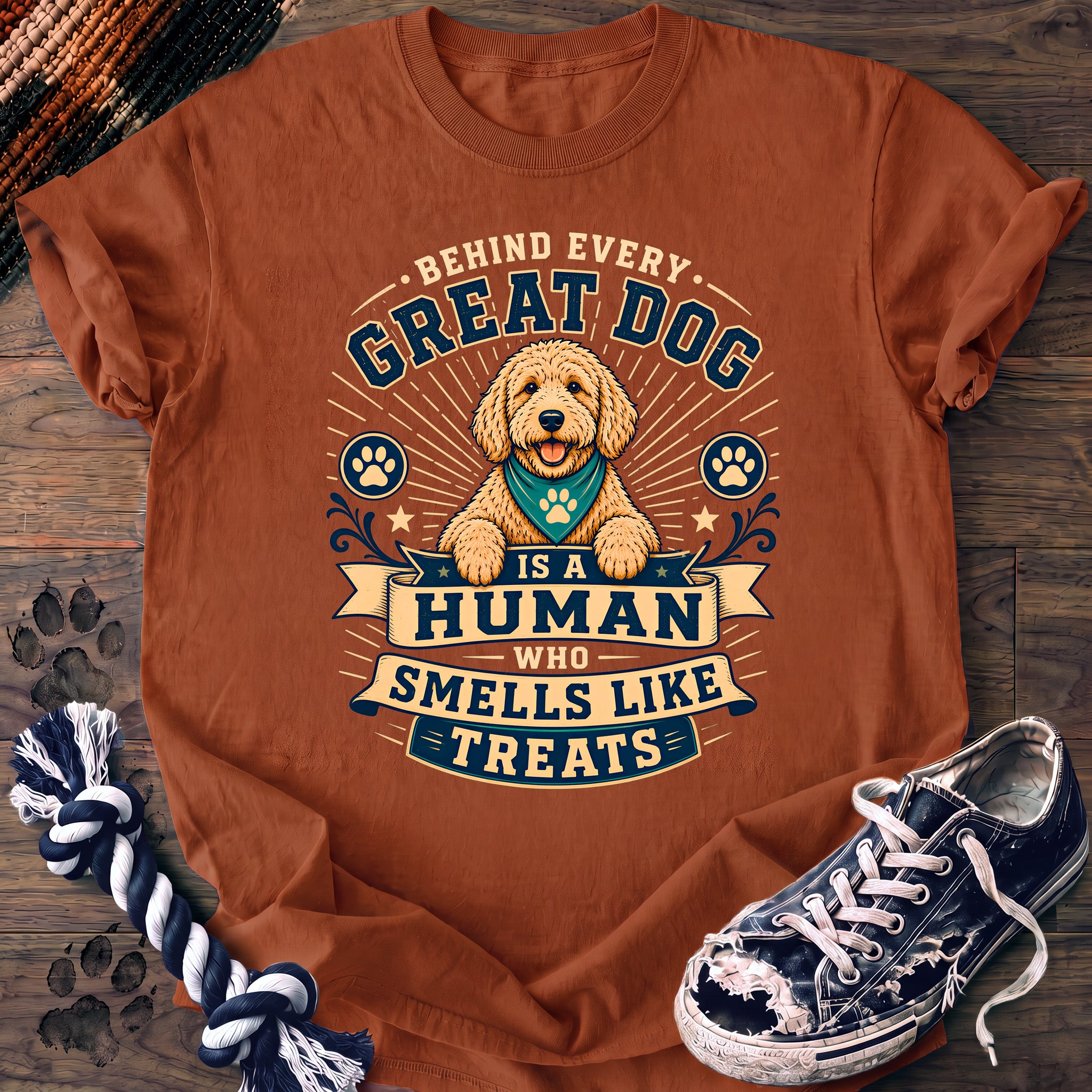 PAWSSION CLUB t-shirt in Yam color - SKU PC-0219