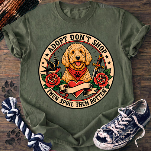 PAWSSION CLUB t-shirt in LightGreen color - SKU PC-0220
