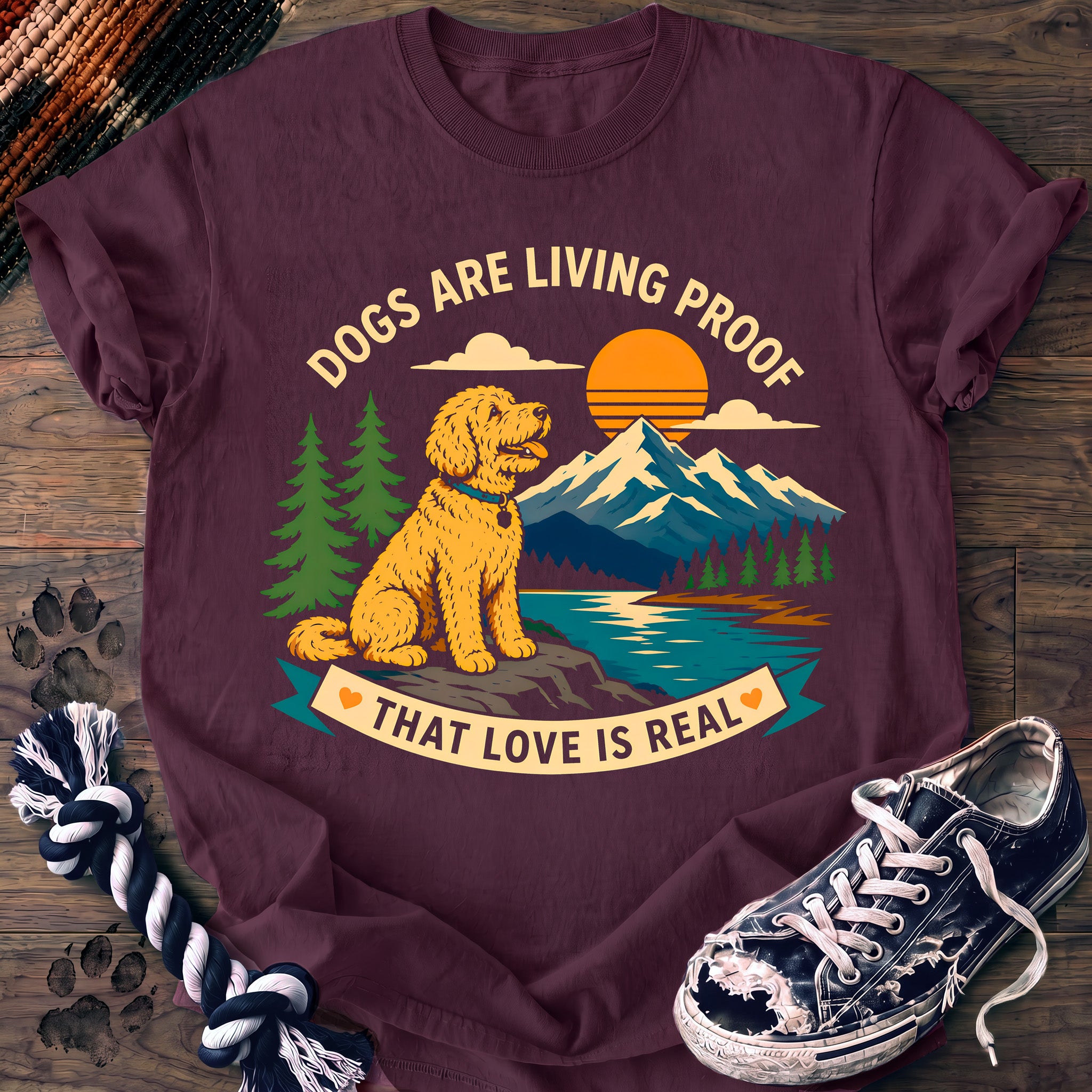 PAWSSION CLUB t-shirt in Berry color - SKU PC-0221