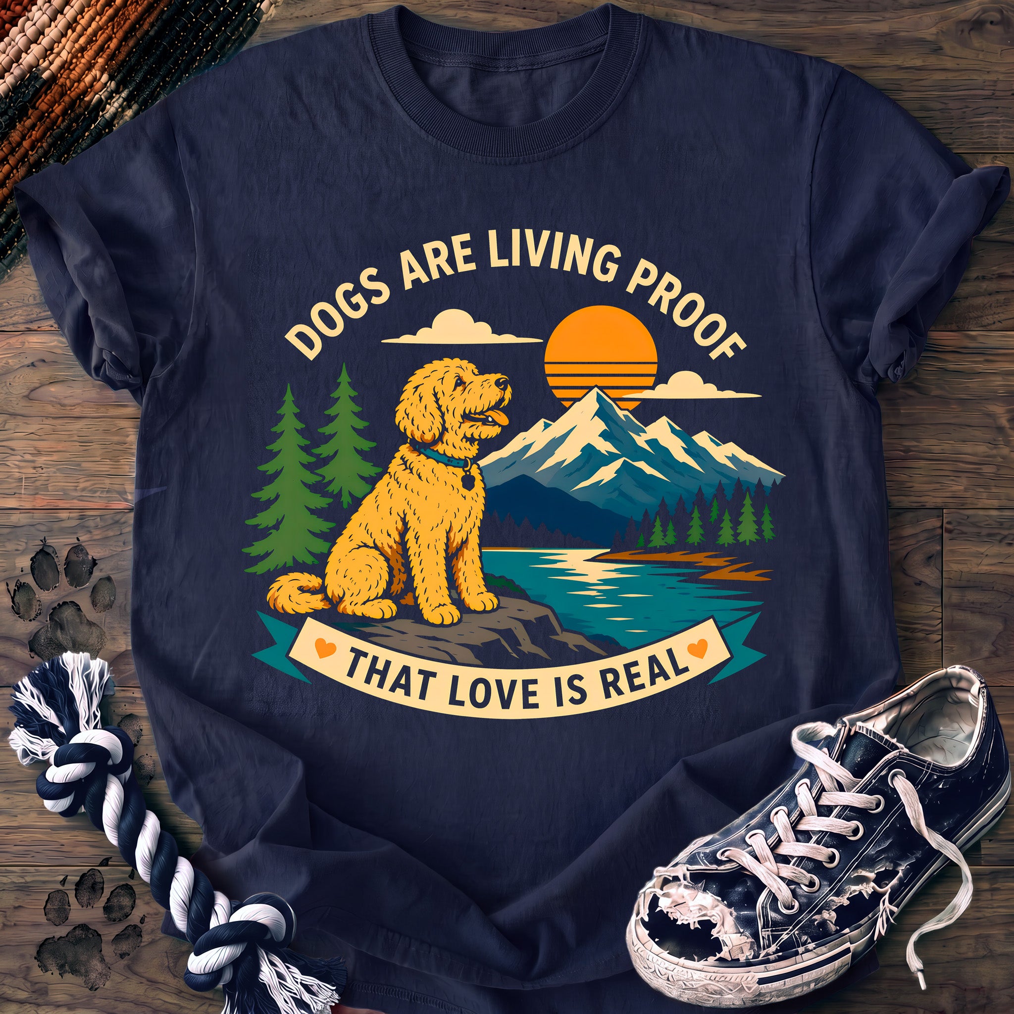 PAWSSION CLUB t-shirt in Navy color - SKU PC-0221