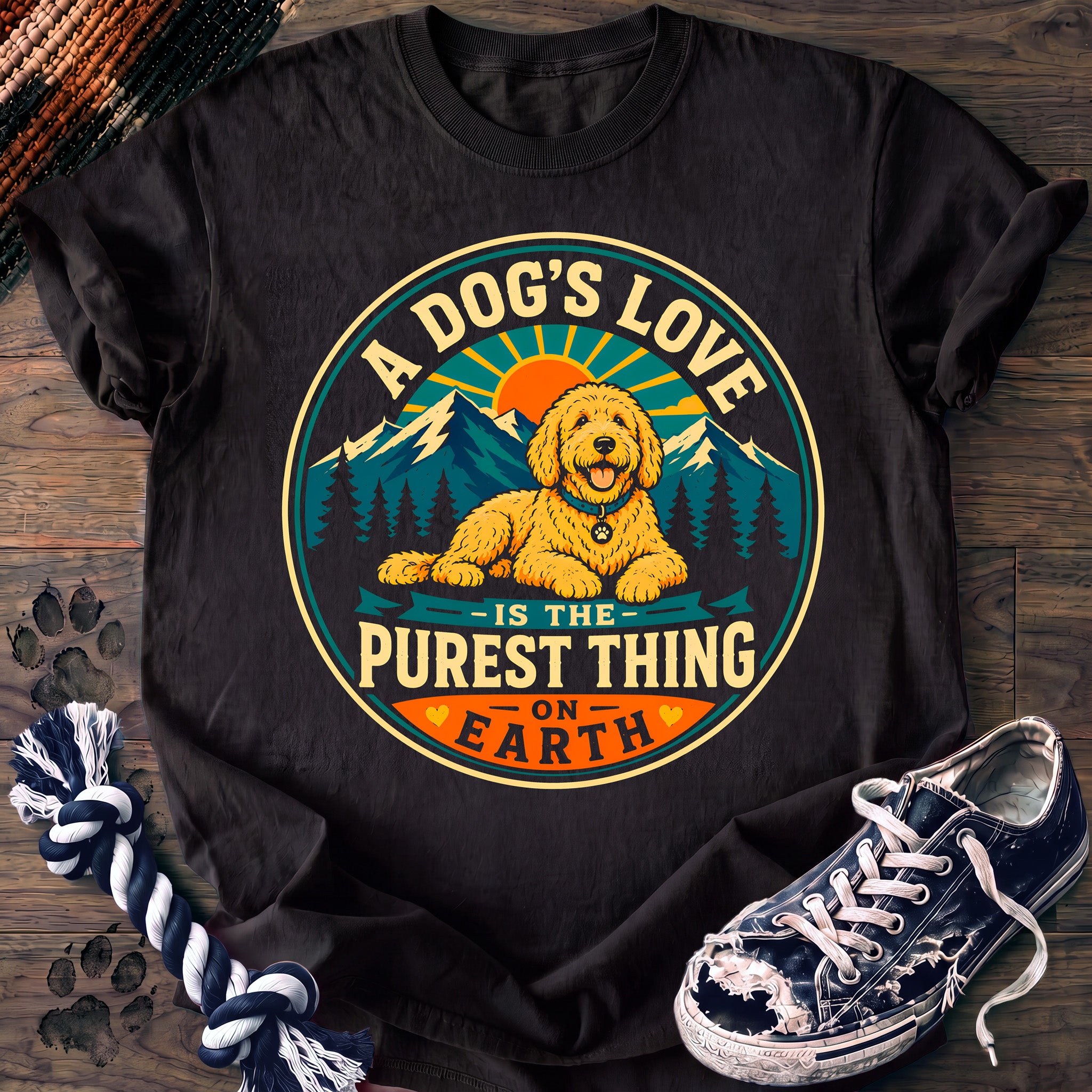 PAWSSION CLUB t-shirt in Black color - SKU PC-0222