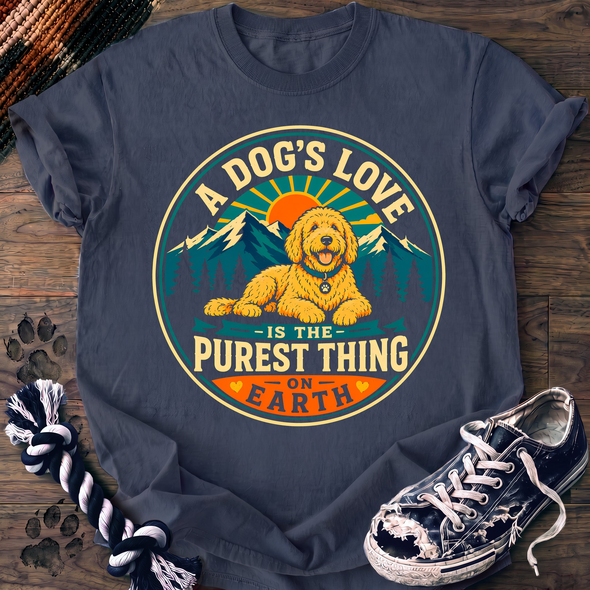 PAWSSION CLUB t-shirt in BlueJean color - SKU PC-0222