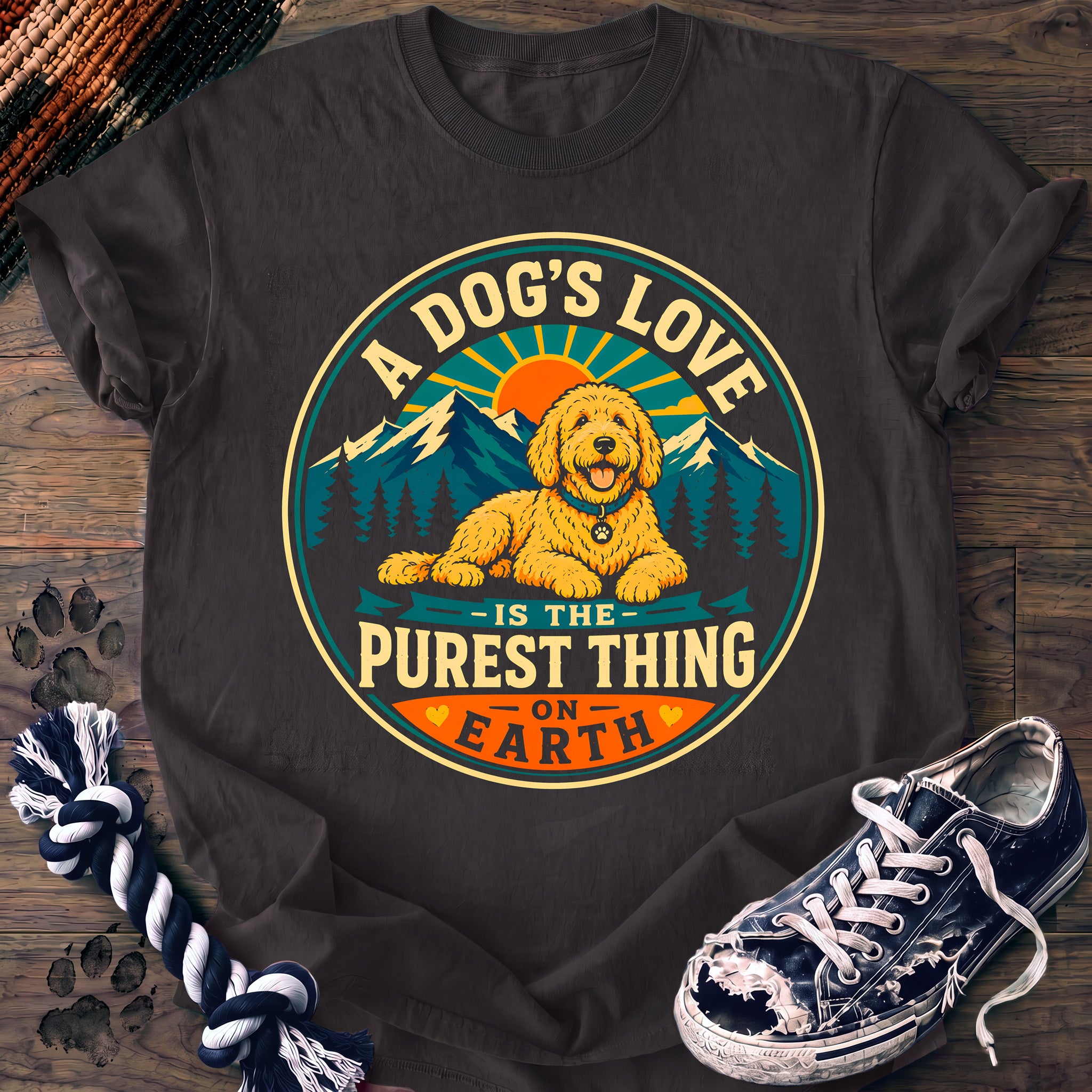 PAWSSION CLUB t-shirt in Graphite color - SKU PC-0222