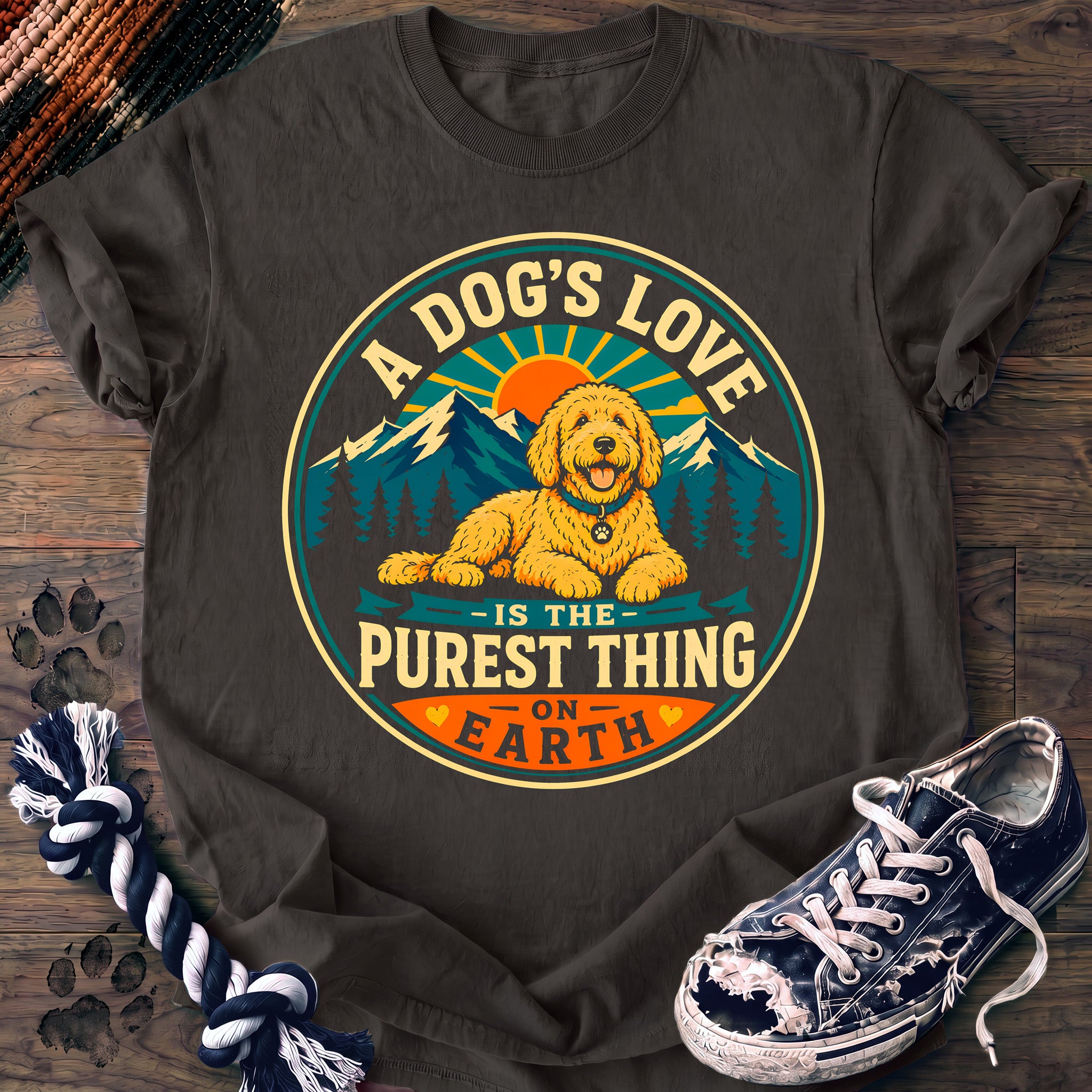 PAWSSION CLUB t-shirt in Pepper color - SKU PC-0222