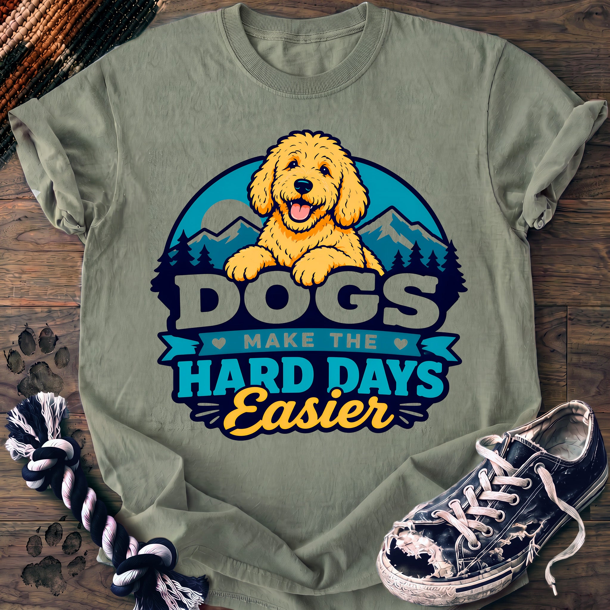 PAWSSION CLUB t-shirt in Bay color - SKU PC-0223
