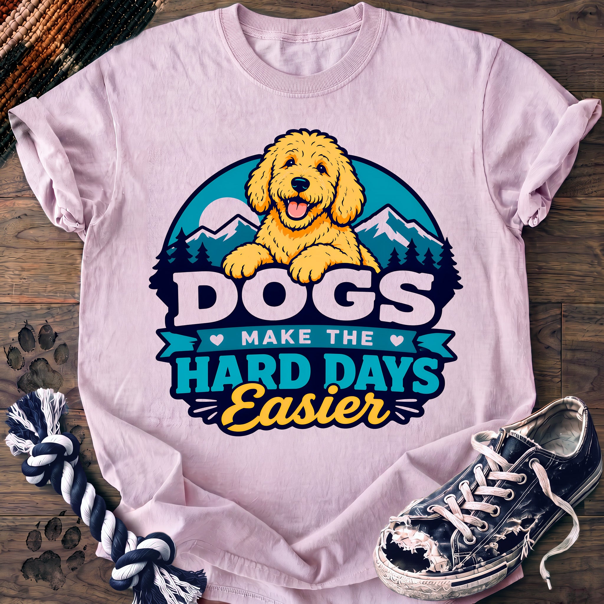 PAWSSION CLUB t-shirt in Blossom color - SKU PC-0223