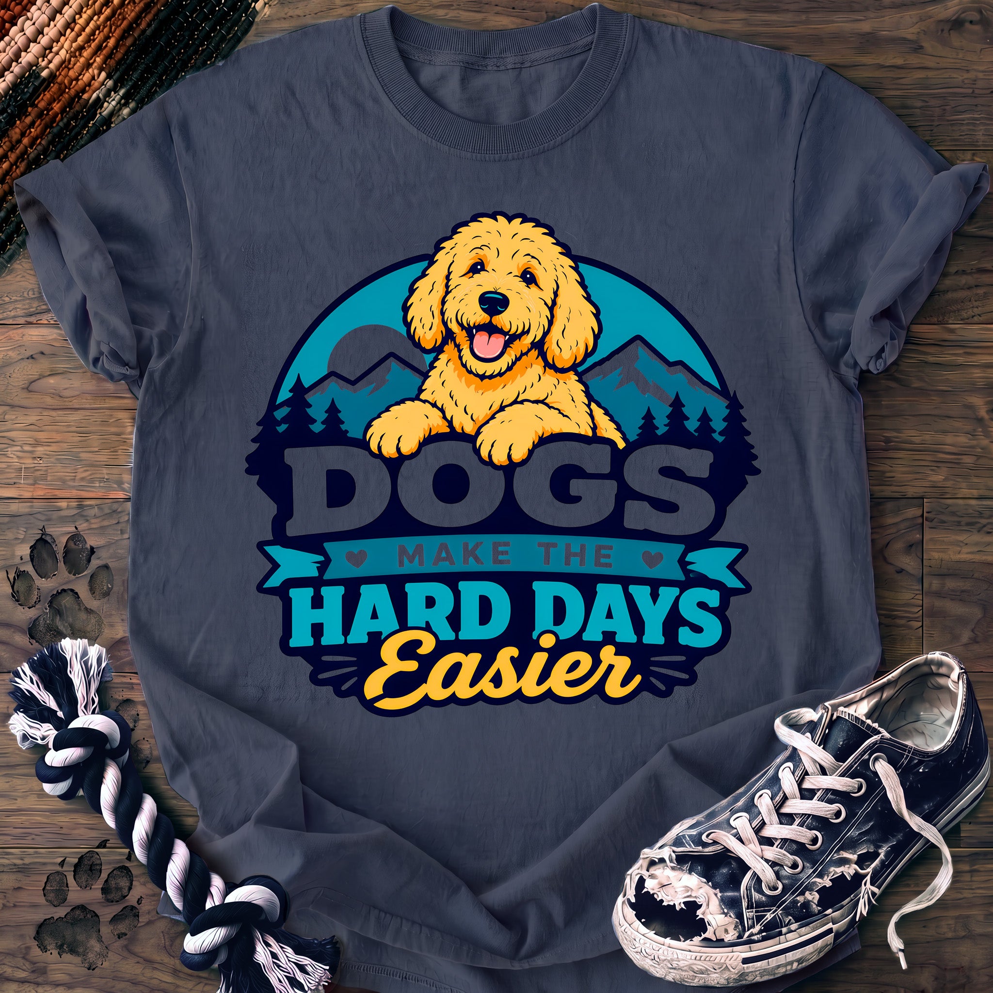 PAWSSION CLUB t-shirt in BlueJean color - SKU PC-0223