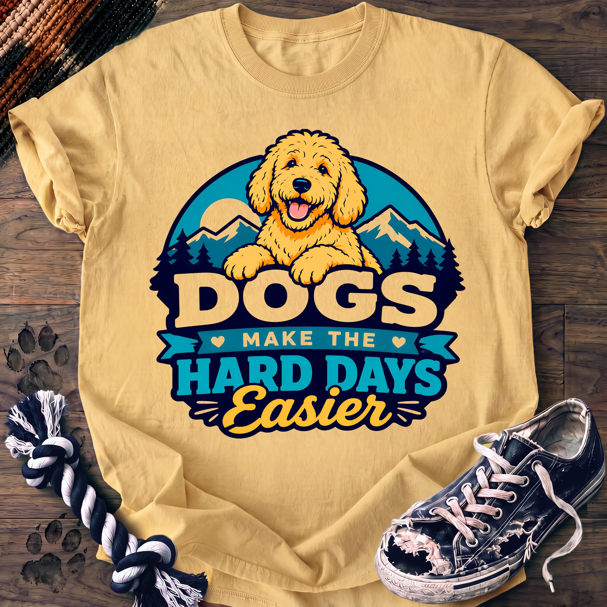 PAWSSION CLUB t-shirt in Butter color - SKU PC-0223