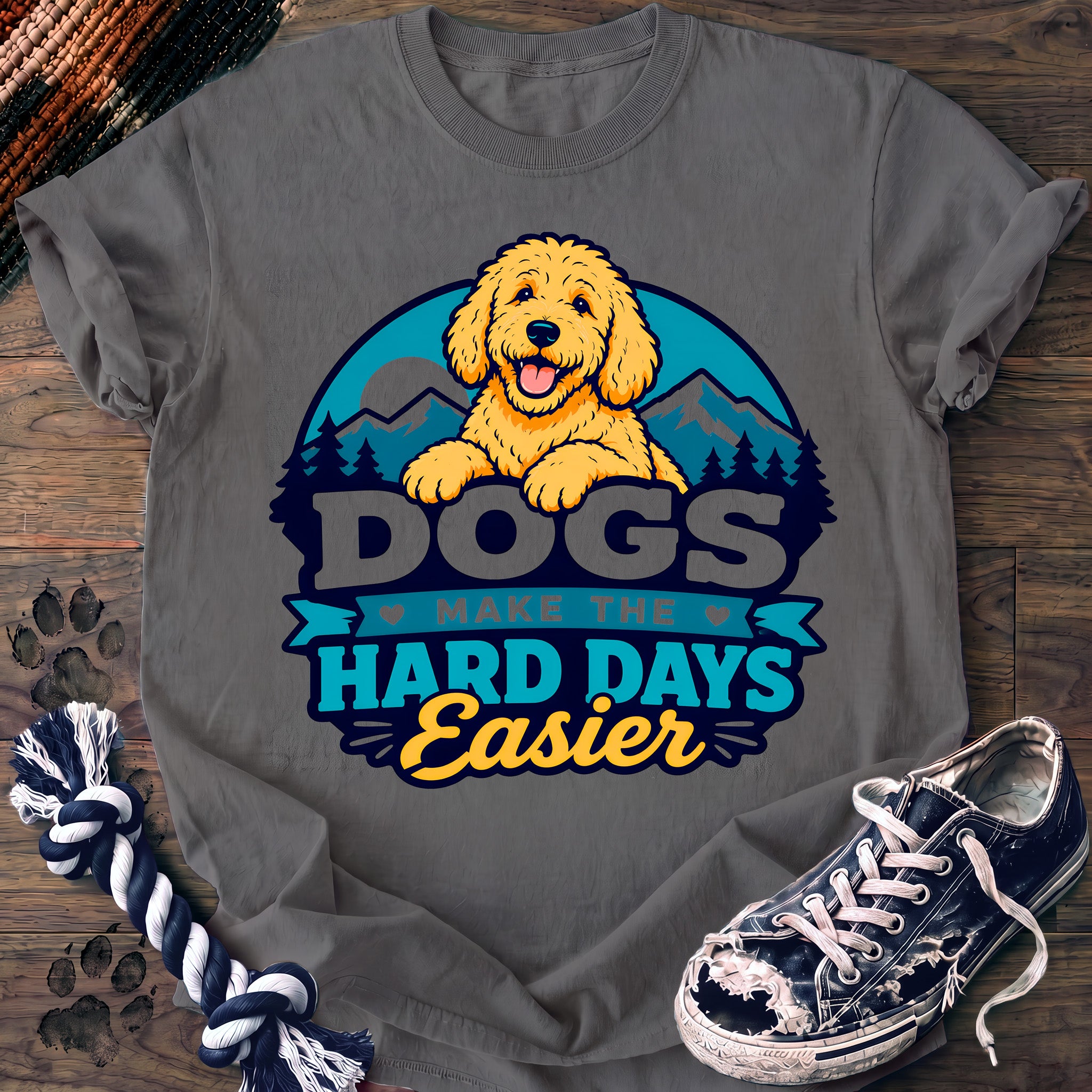PAWSSION CLUB t-shirt in Grey color - SKU PC-0223
