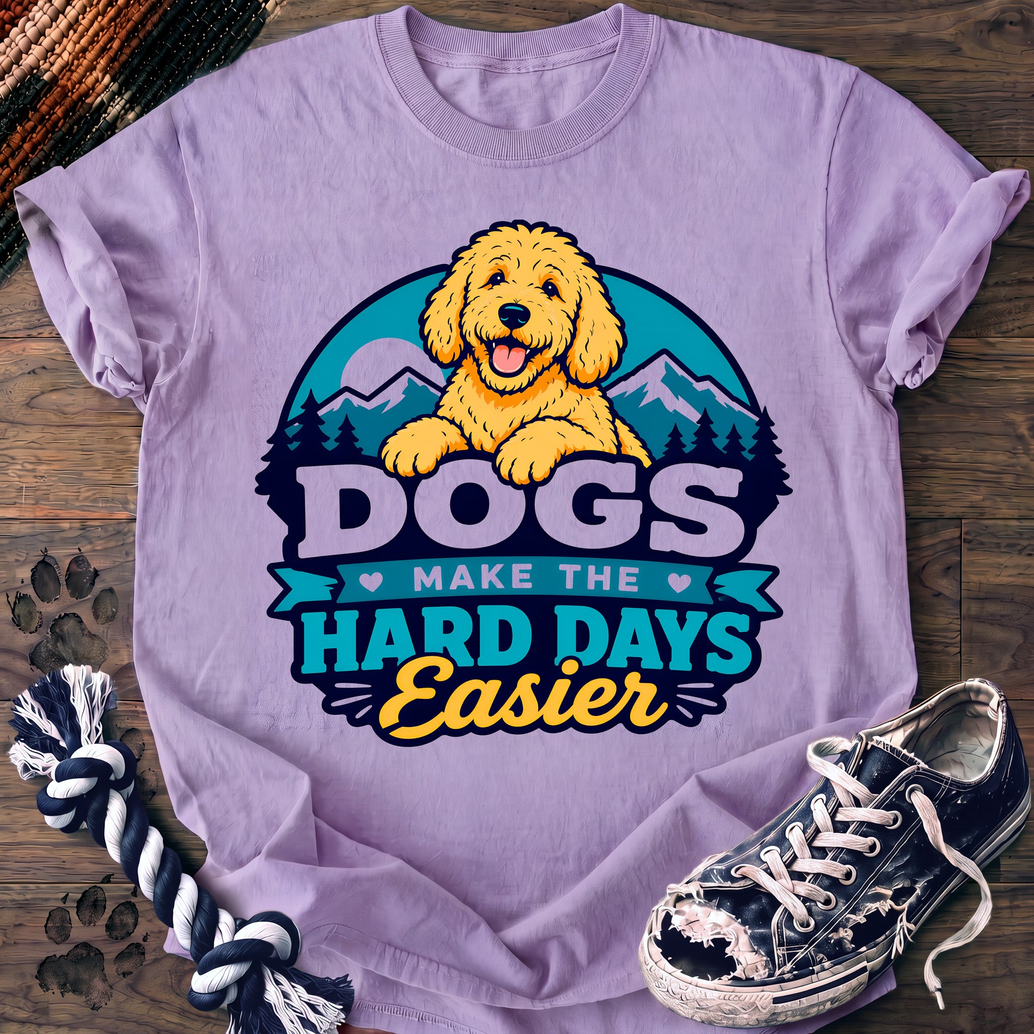 PAWSSION CLUB t-shirt in Orchid color - SKU PC-0223