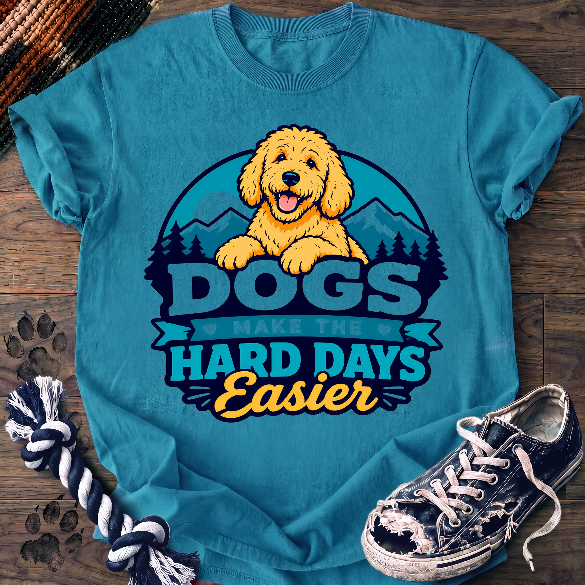 PAWSSION CLUB t-shirt in Sapphire color - SKU PC-0223
