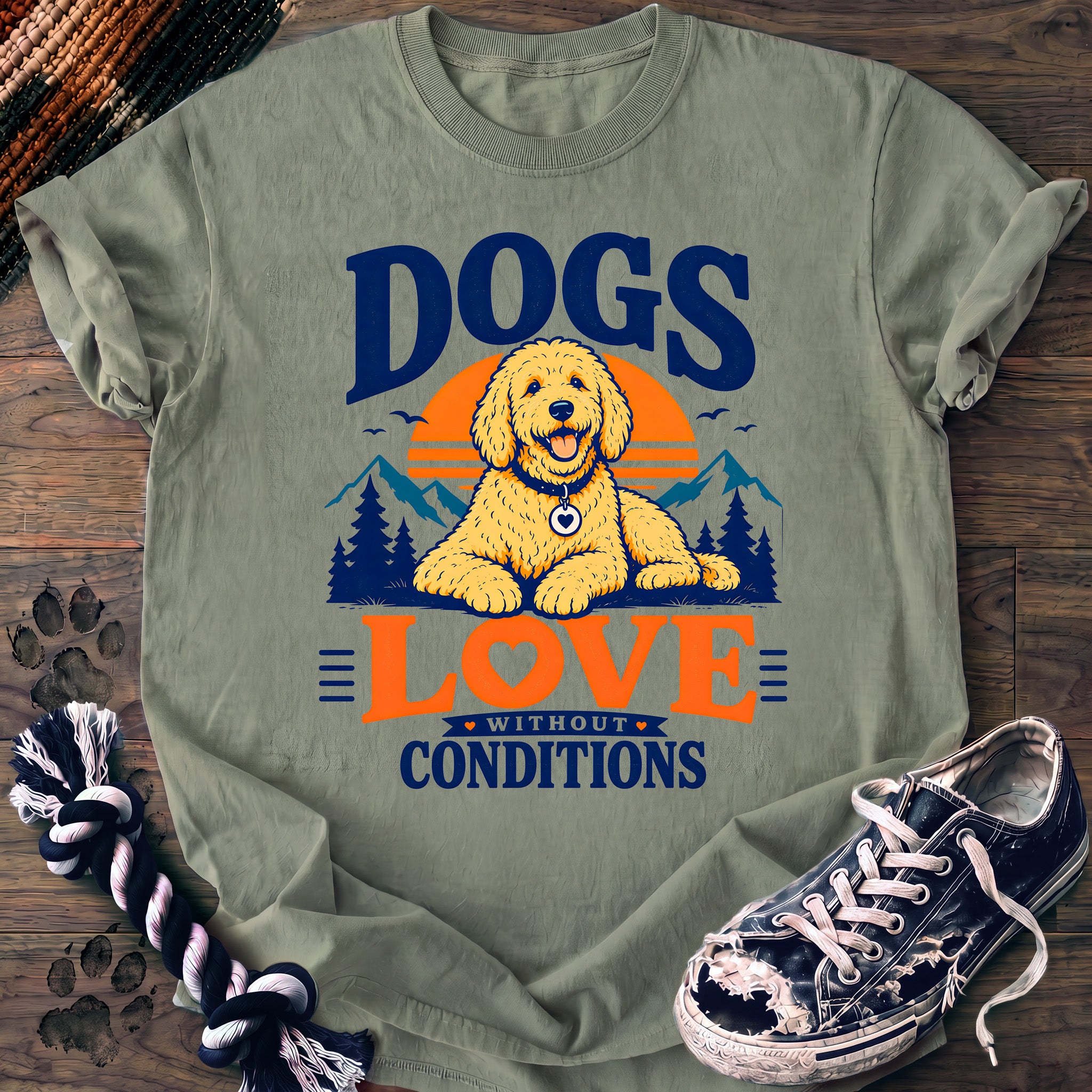 PAWSSION CLUB t-shirt in Bay color - SKU PC-0224