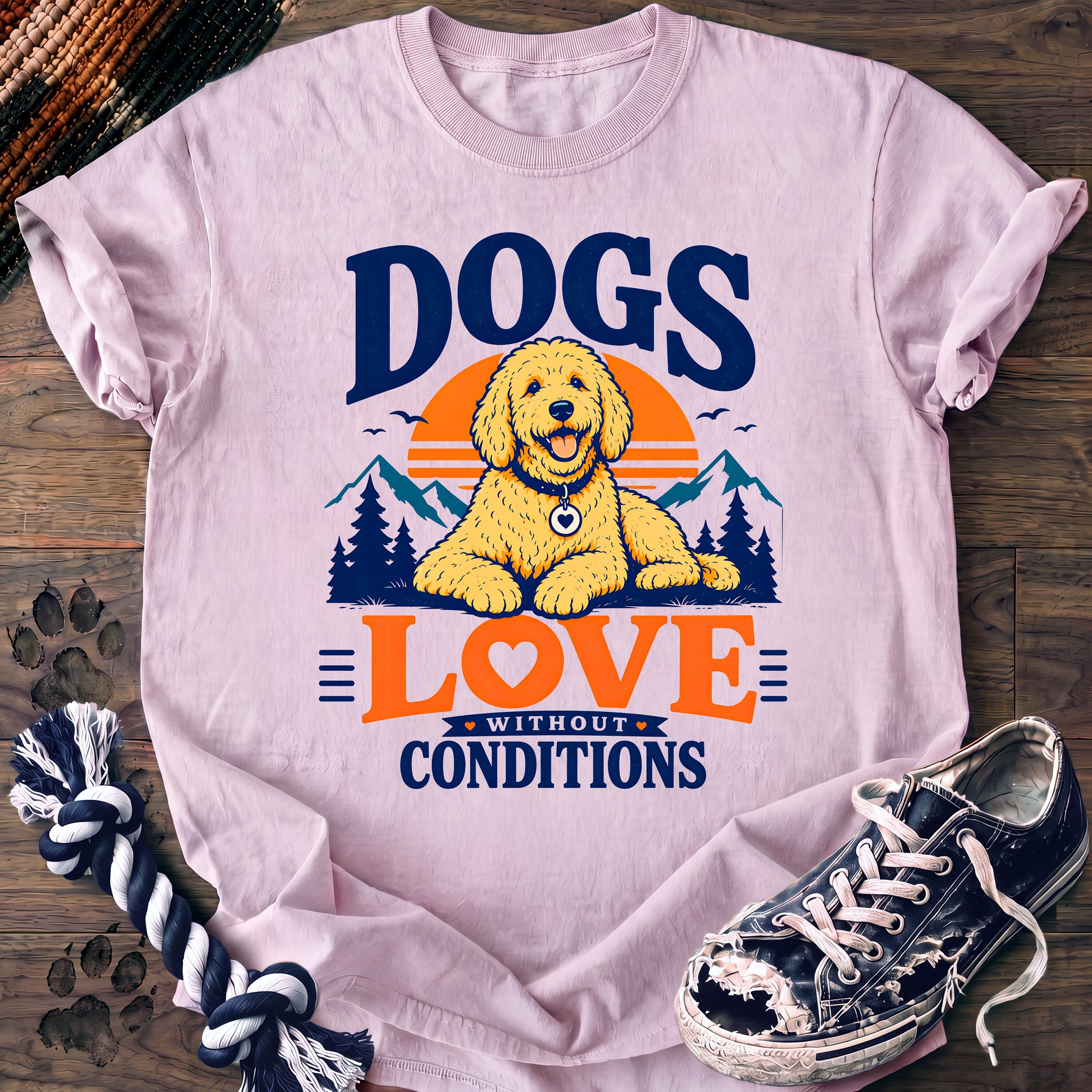 PAWSSION CLUB t-shirt in Blossom color - SKU PC-0224