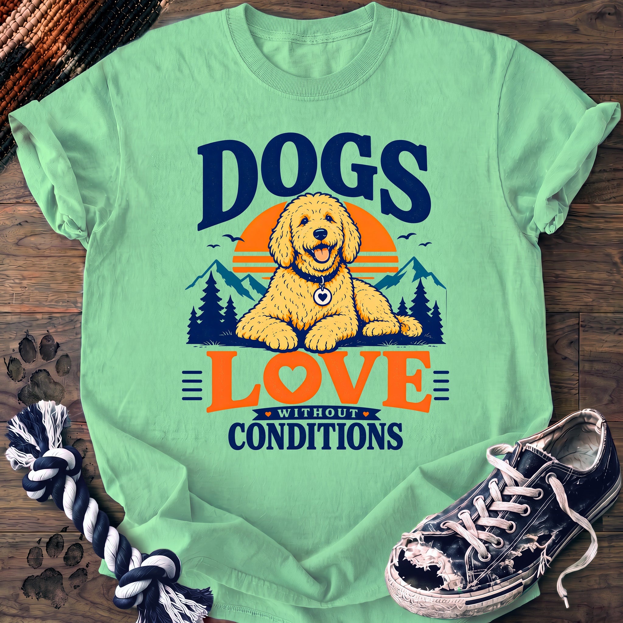 PAWSSION CLUB t-shirt in IslandReef color - SKU PC-0224