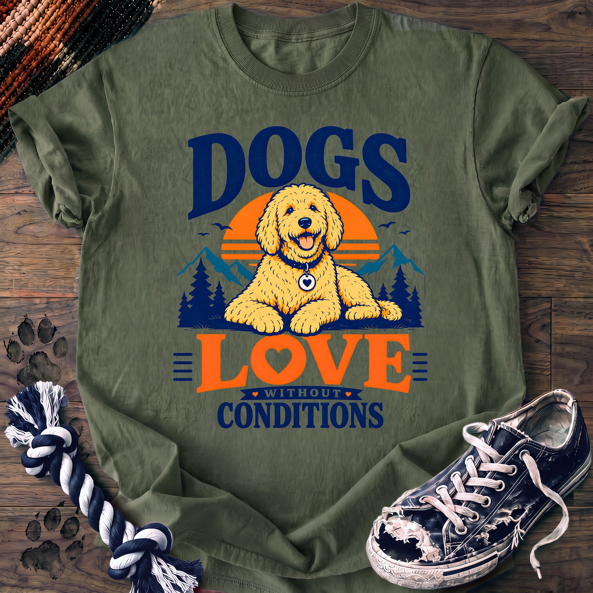 PAWSSION CLUB t-shirt in LightGreen color - SKU PC-0224