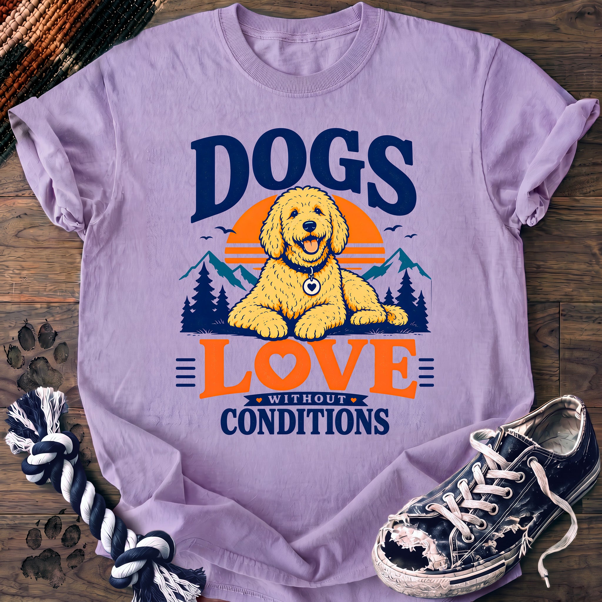 PAWSSION CLUB t-shirt in Orchid color - SKU PC-0224