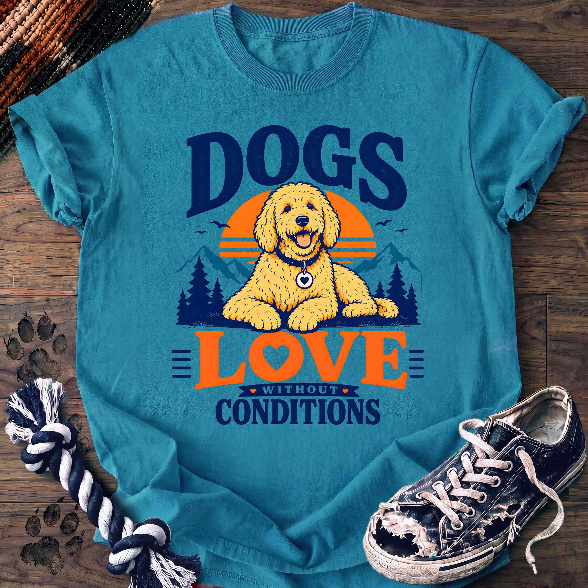 PAWSSION CLUB t-shirt in Sapphire color - SKU PC-0224
