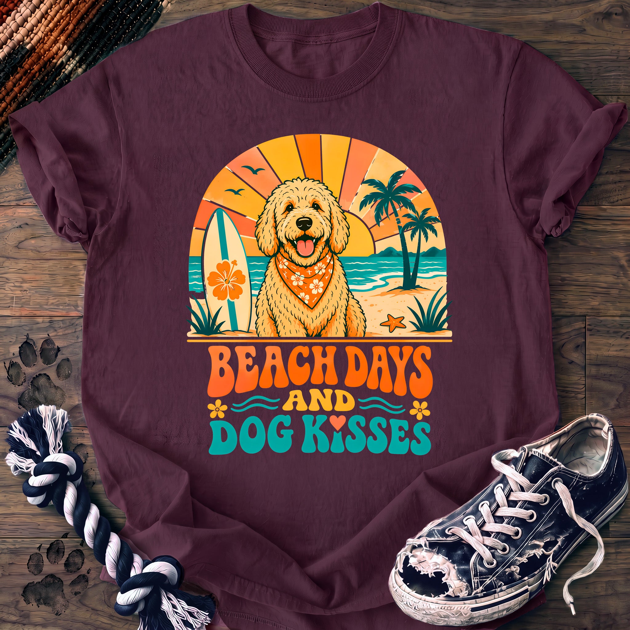 PAWSSION CLUB t-shirt in Berry color - SKU PC-0226