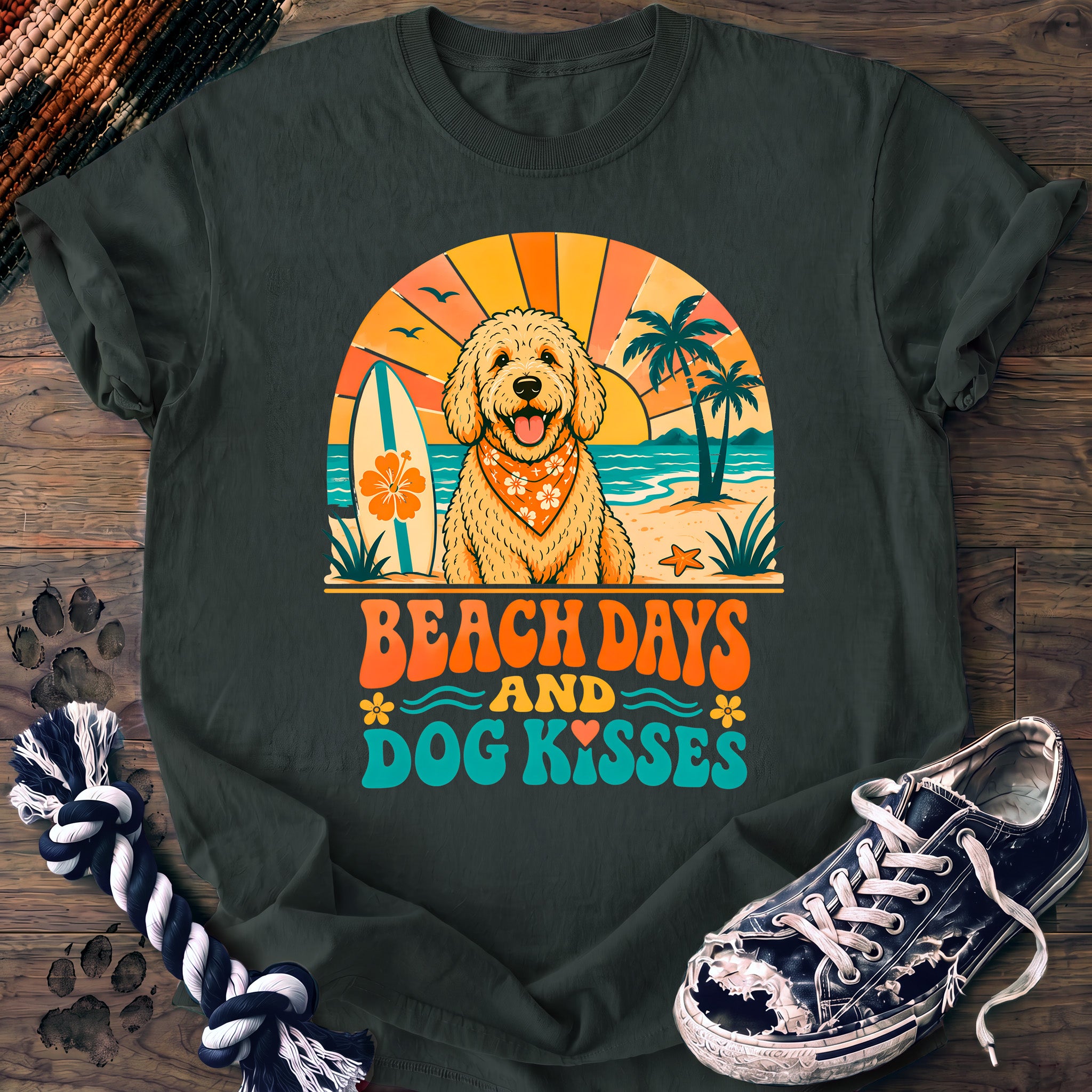 PAWSSION CLUB t-shirt in BlueSpruce color - SKU PC-0226