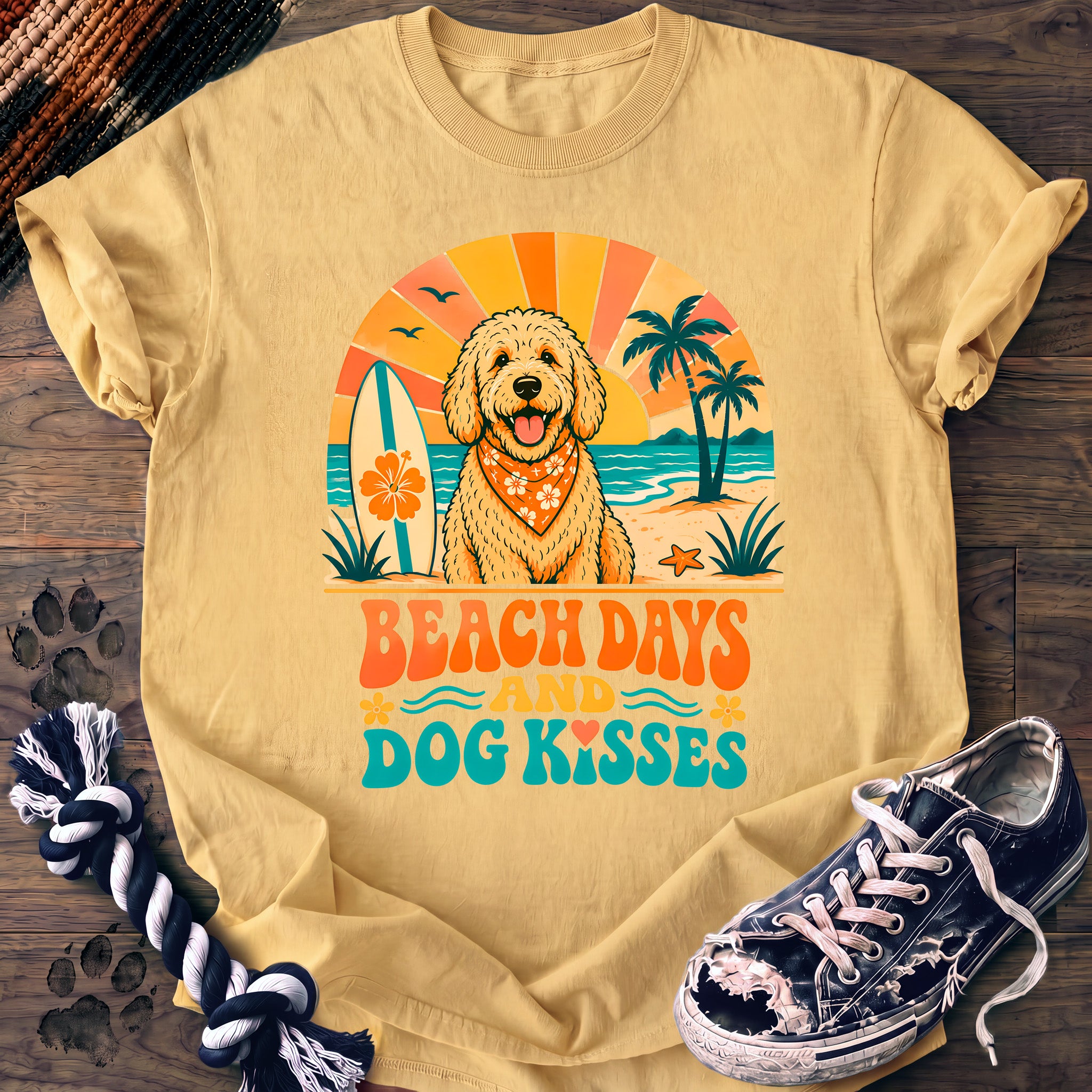 PAWSSION CLUB t-shirt in Butter color - SKU PC-0226