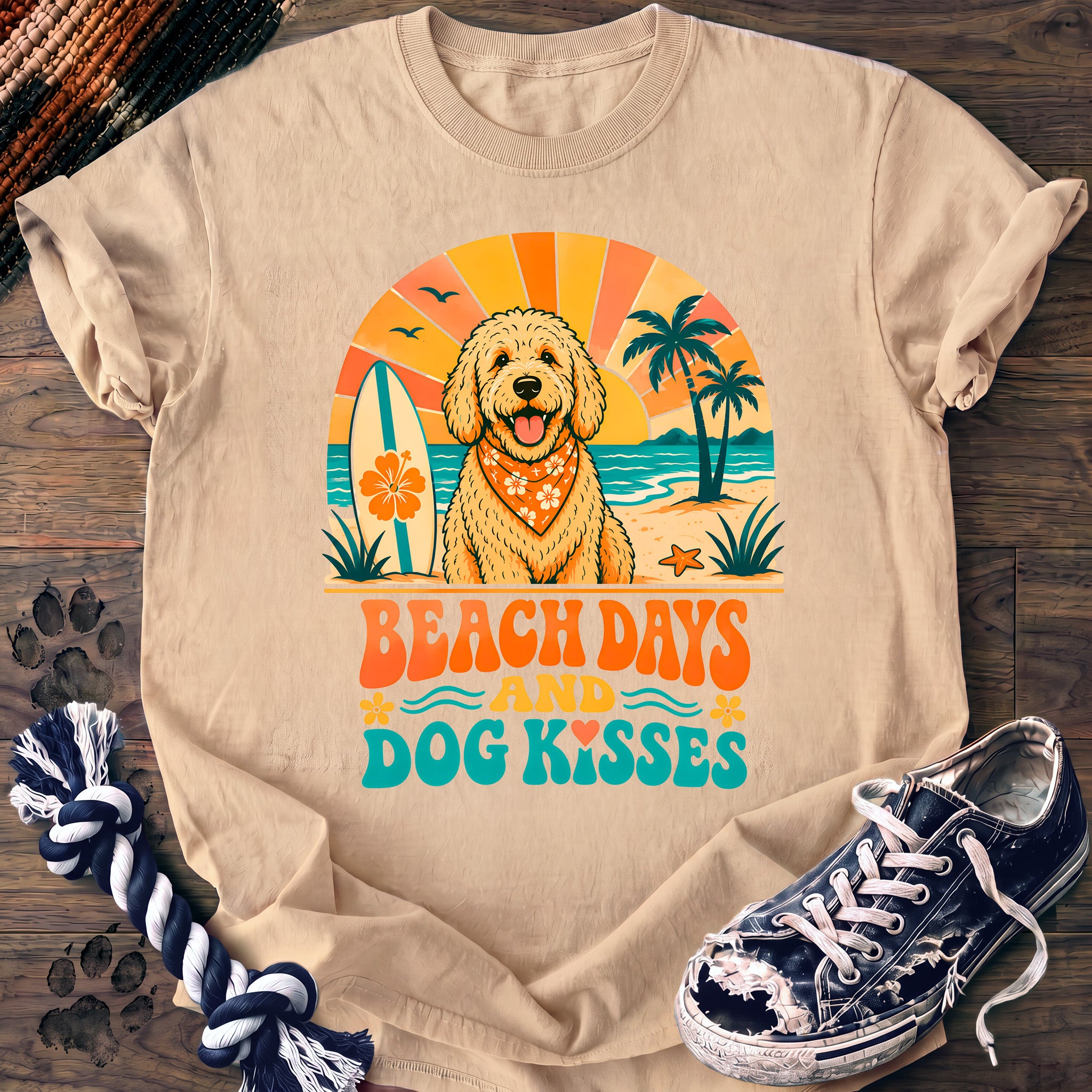 PAWSSION CLUB t-shirt in Ivory color - SKU PC-0226