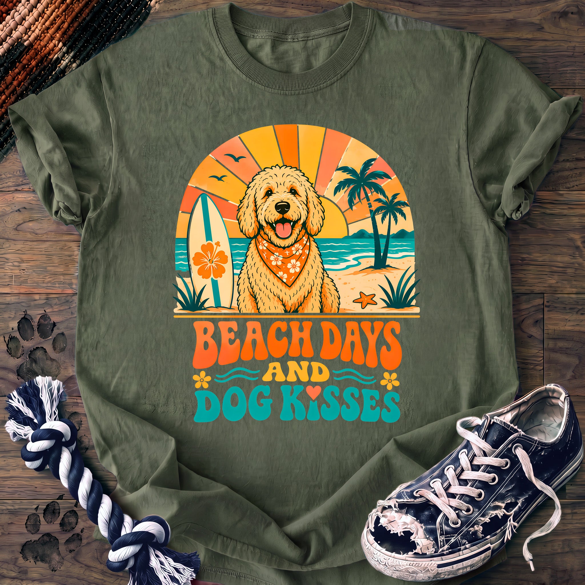 PAWSSION CLUB t-shirt in LightGreen color - SKU PC-0226