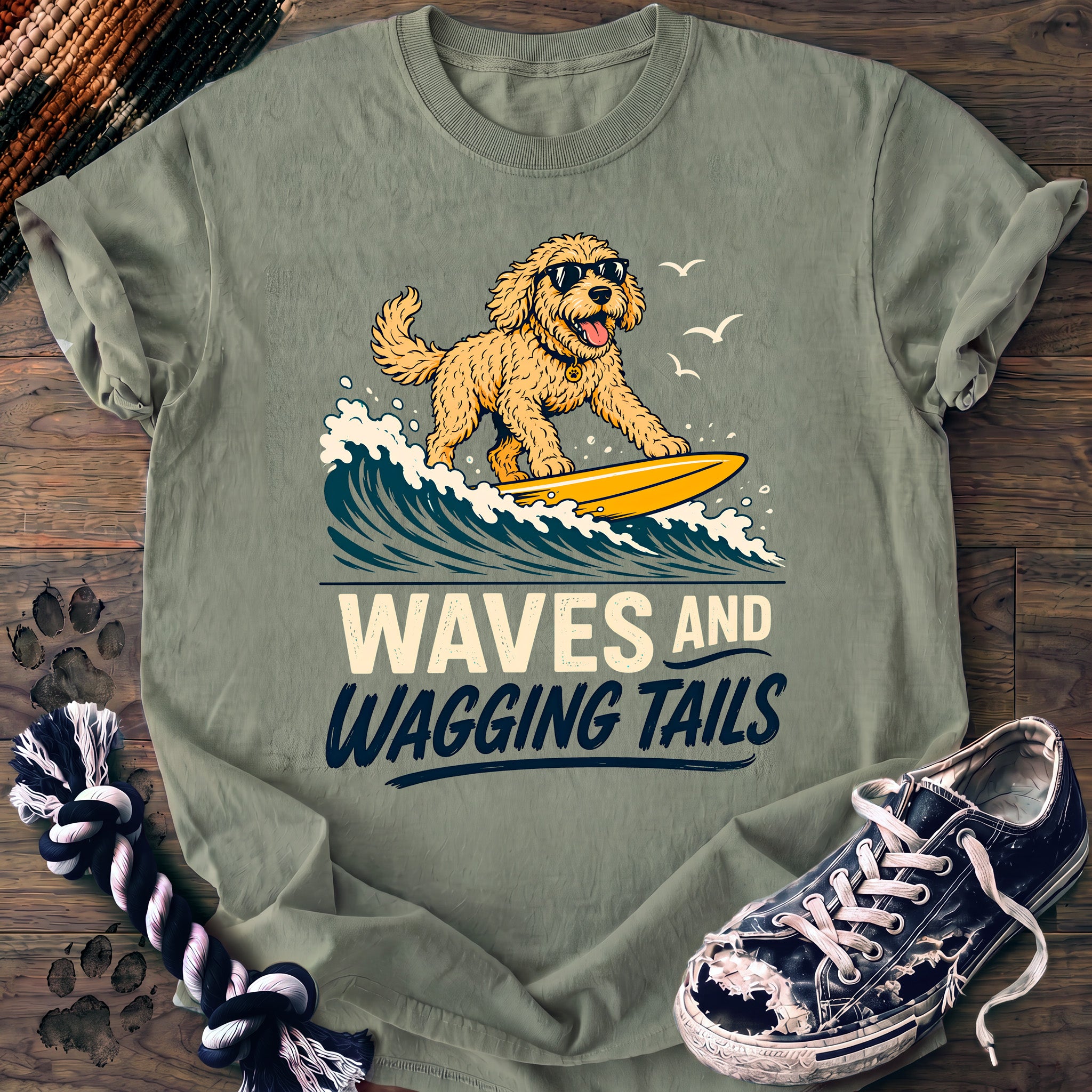 PAWSSION CLUB t-shirt in Bay color - SKU PC-0227
