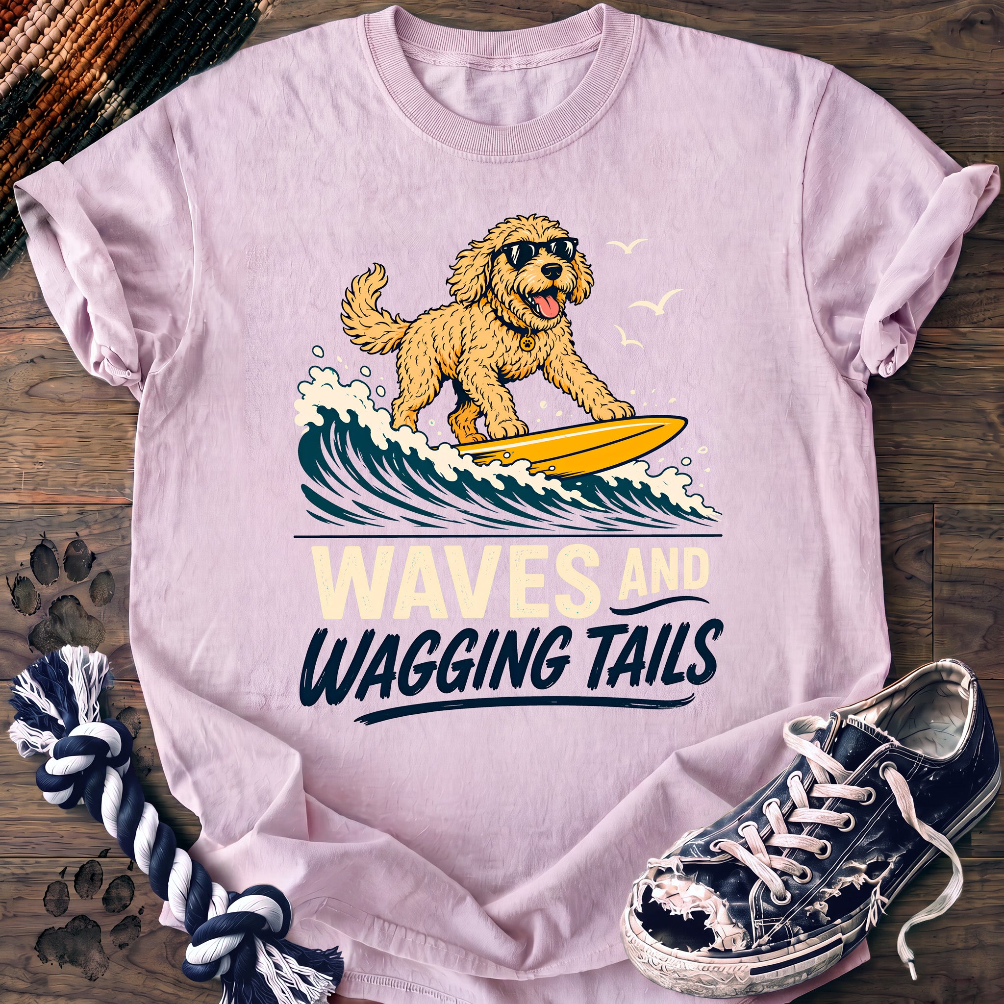 PAWSSION CLUB t-shirt in Blossom color - SKU PC-0227