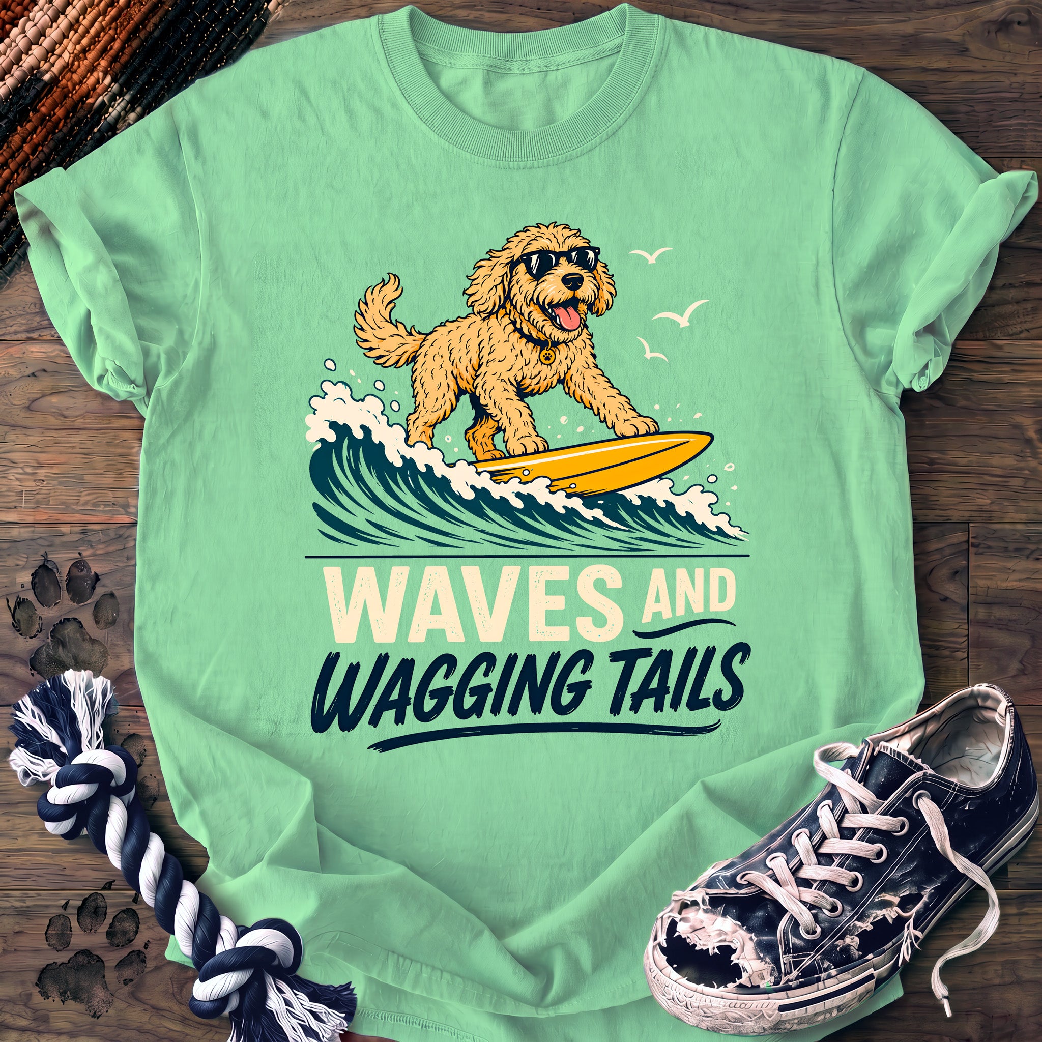 PAWSSION CLUB t-shirt in IslandReef color - SKU PC-0227