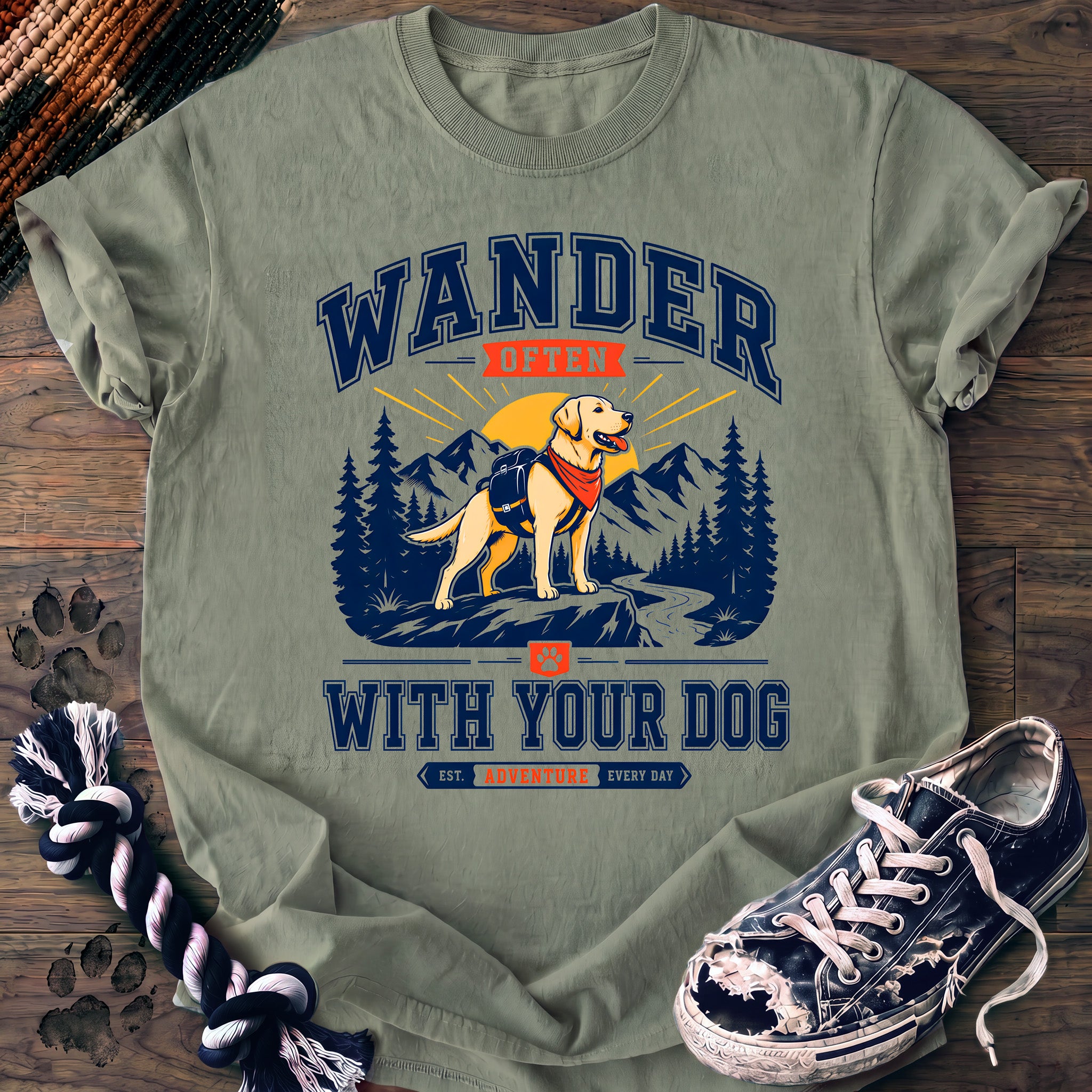 PAWSSION CLUB t-shirt in Bay color - SKU PC-0228