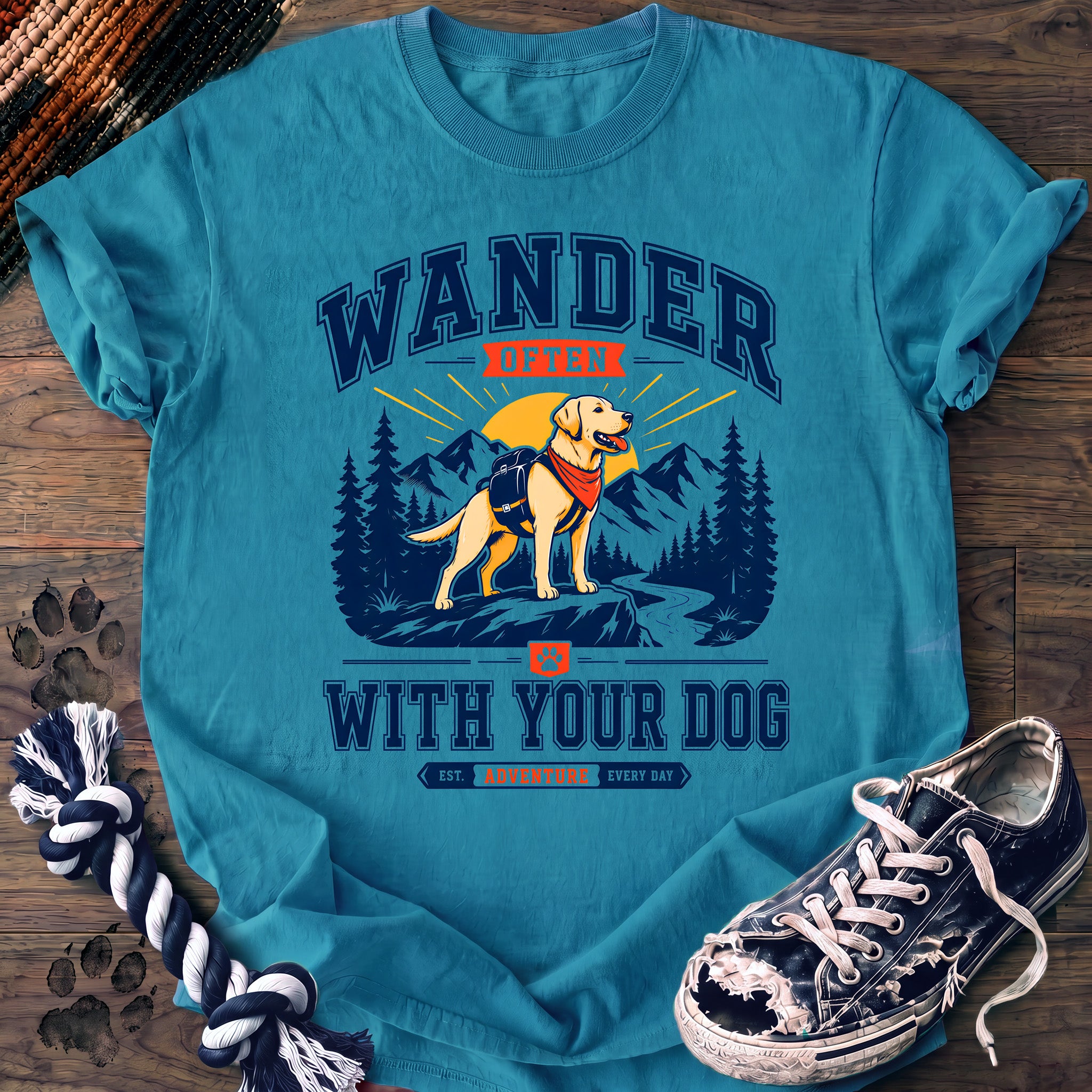 PAWSSION CLUB t-shirt in Sapphire color - SKU PC-0228