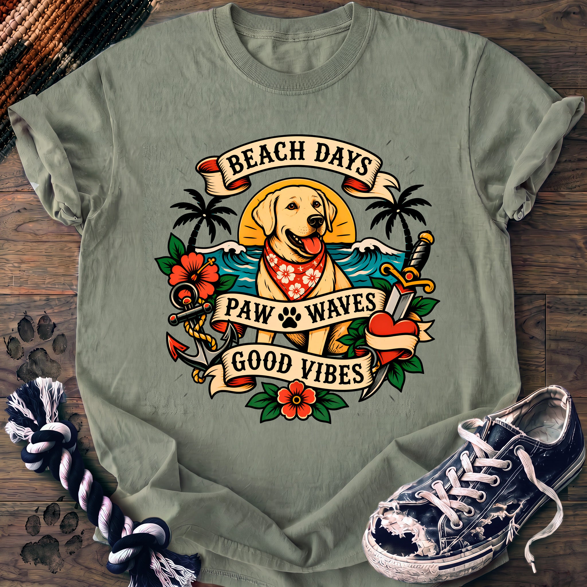 PAWSSION CLUB t-shirt in Bay color - SKU PC-0229