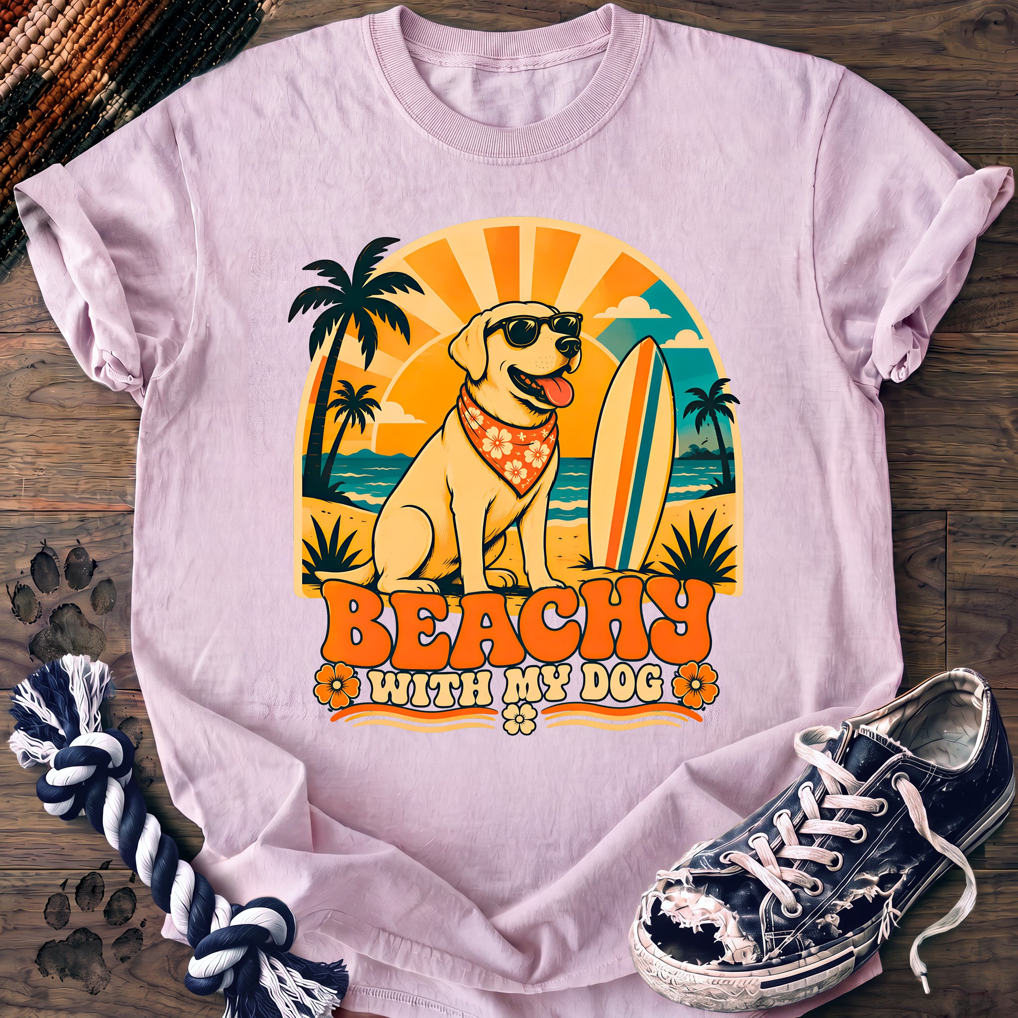 PAWSSION CLUB t-shirt in Blossom color - SKU PC-0230