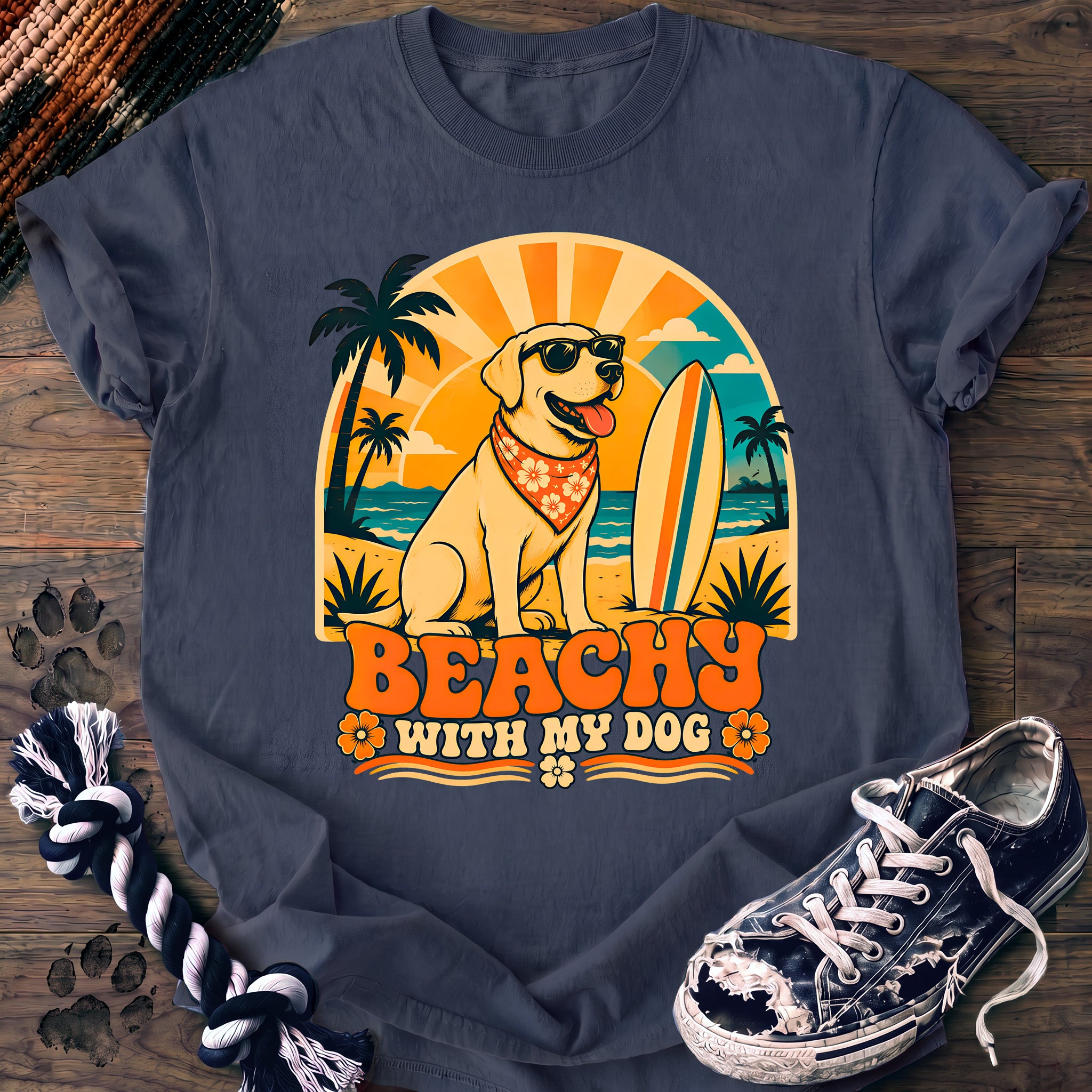 PAWSSION CLUB t-shirt in BlueJean color - SKU PC-0230