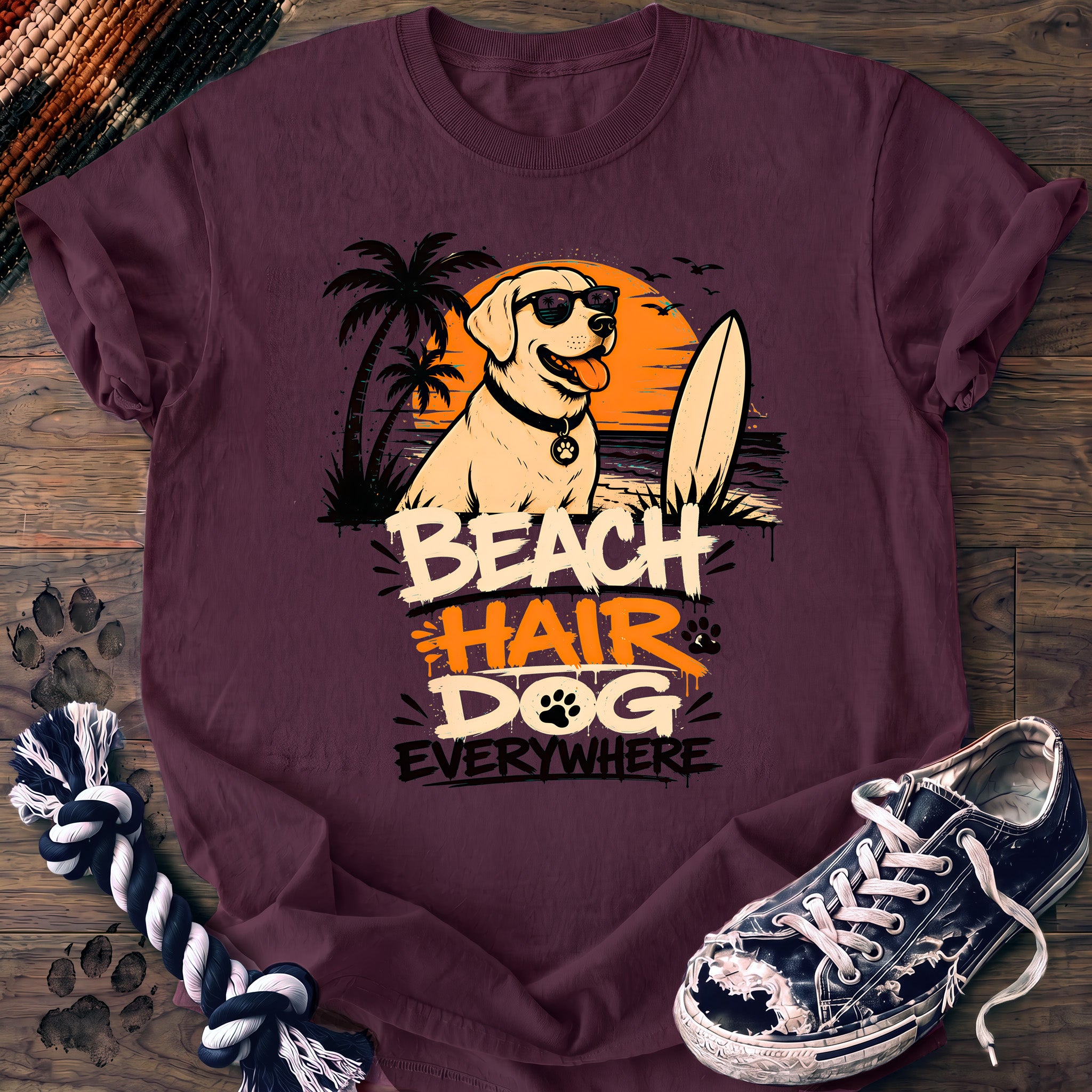 PAWSSION CLUB t-shirt in Berry color - SKU PC-0231
