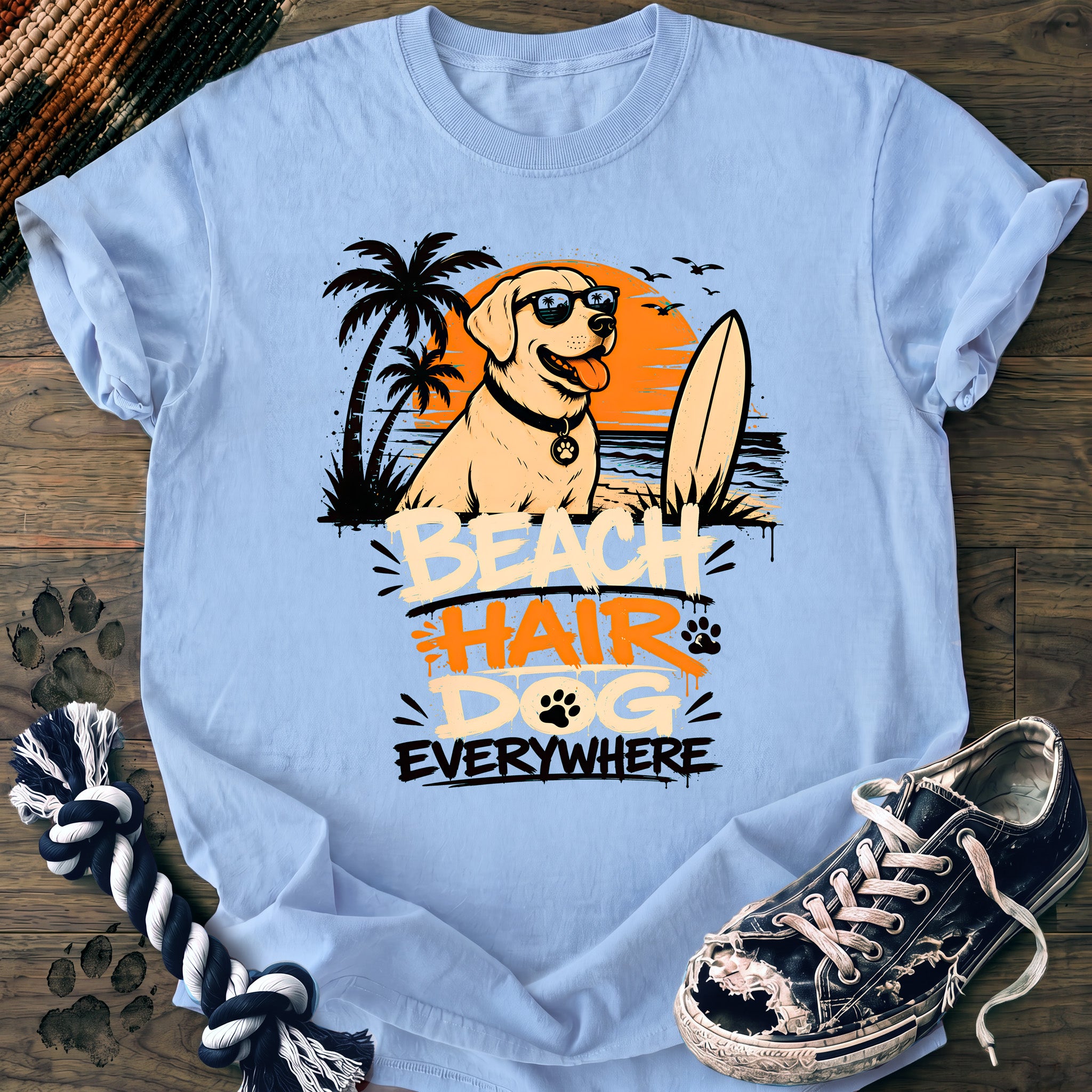 PAWSSION CLUB t-shirt in Chambray color - SKU PC-0231