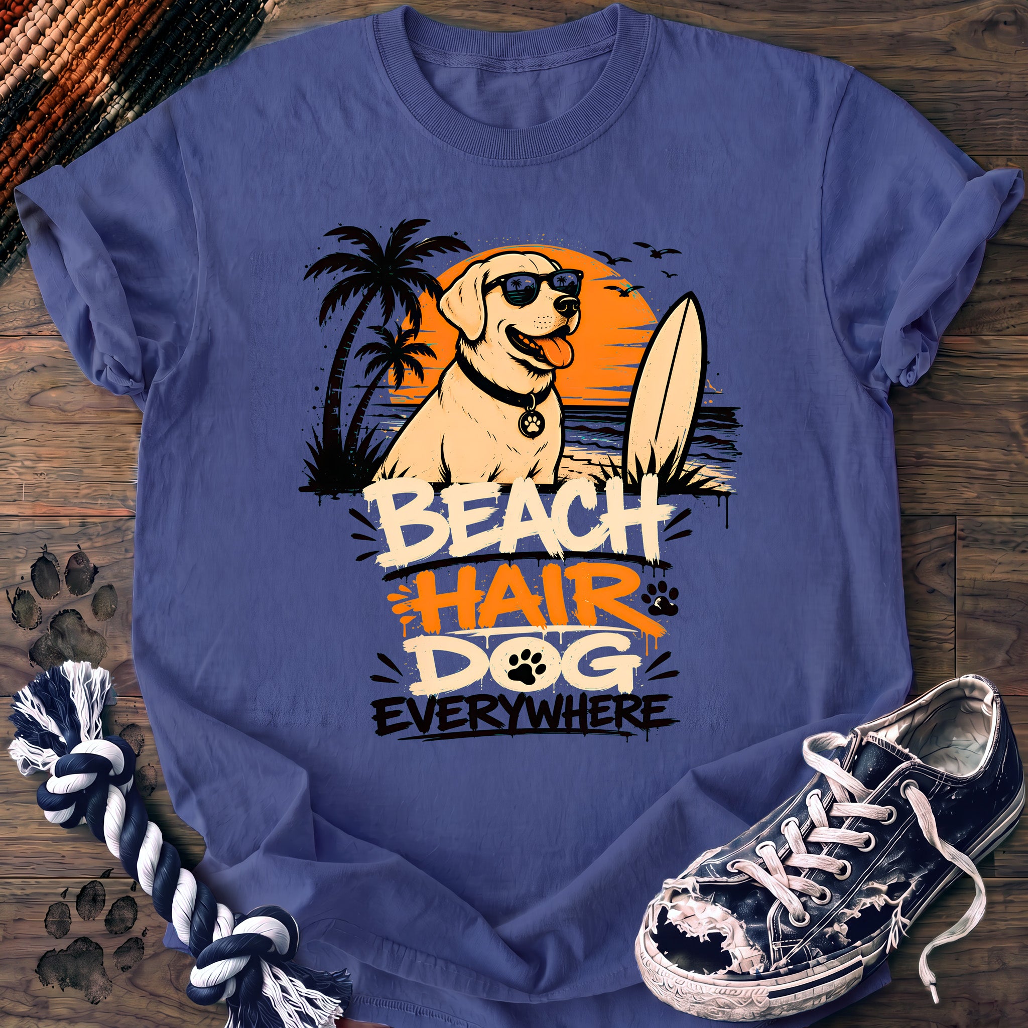 PAWSSION CLUB t-shirt in FloBlue color - SKU PC-0231