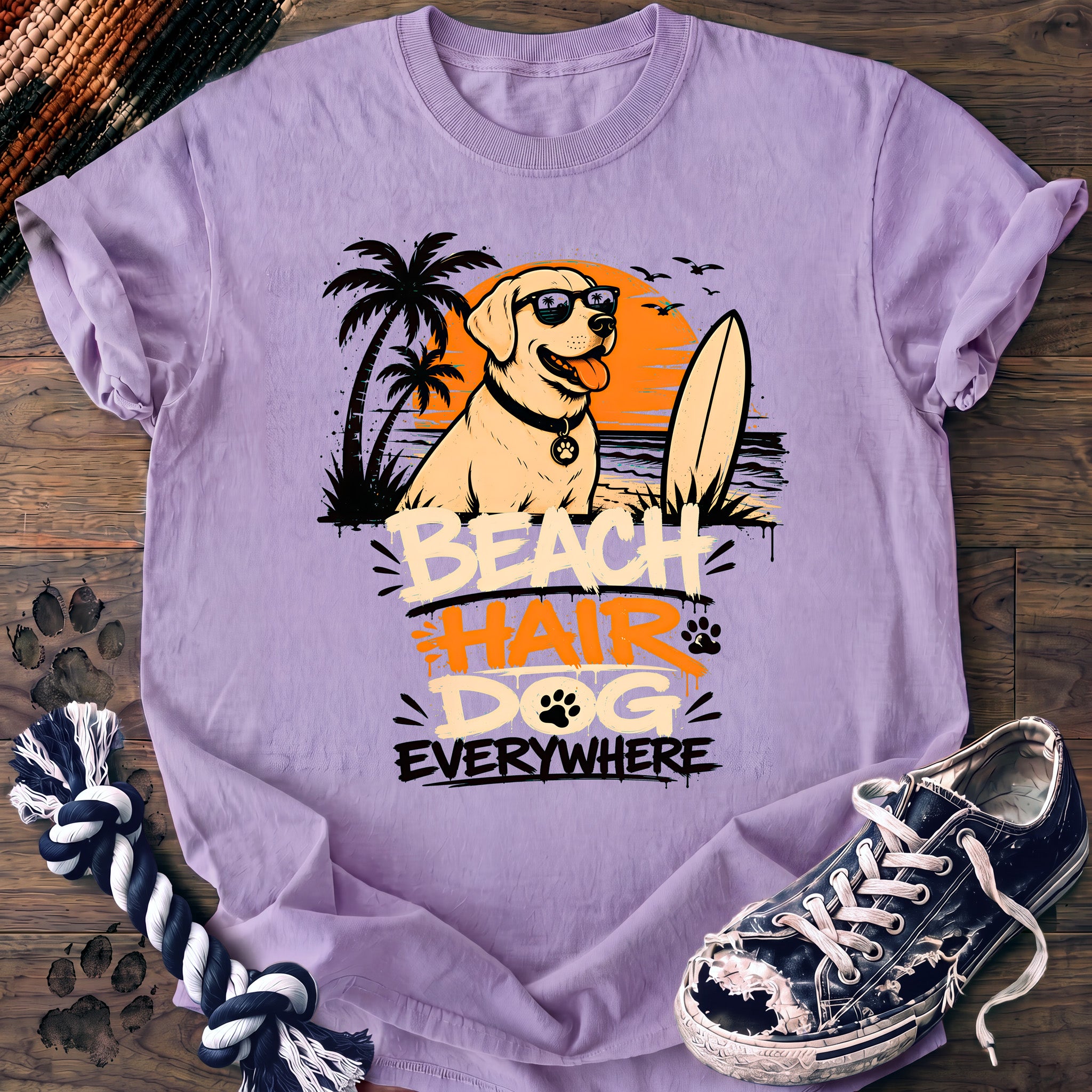 PAWSSION CLUB t-shirt in Orchid color - SKU PC-0231