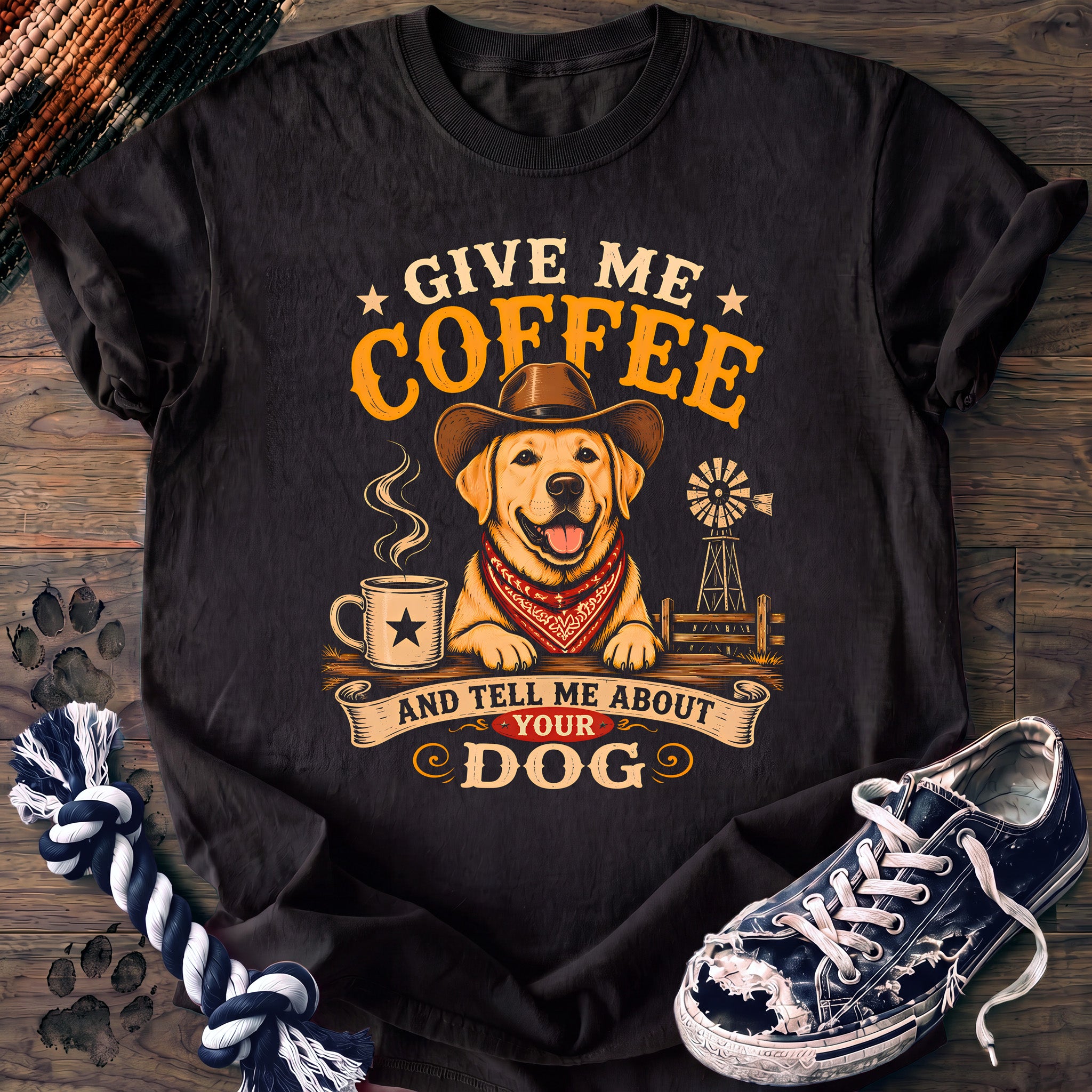 PAWSSION CLUB t-shirt in Black color - SKU PC-0232
