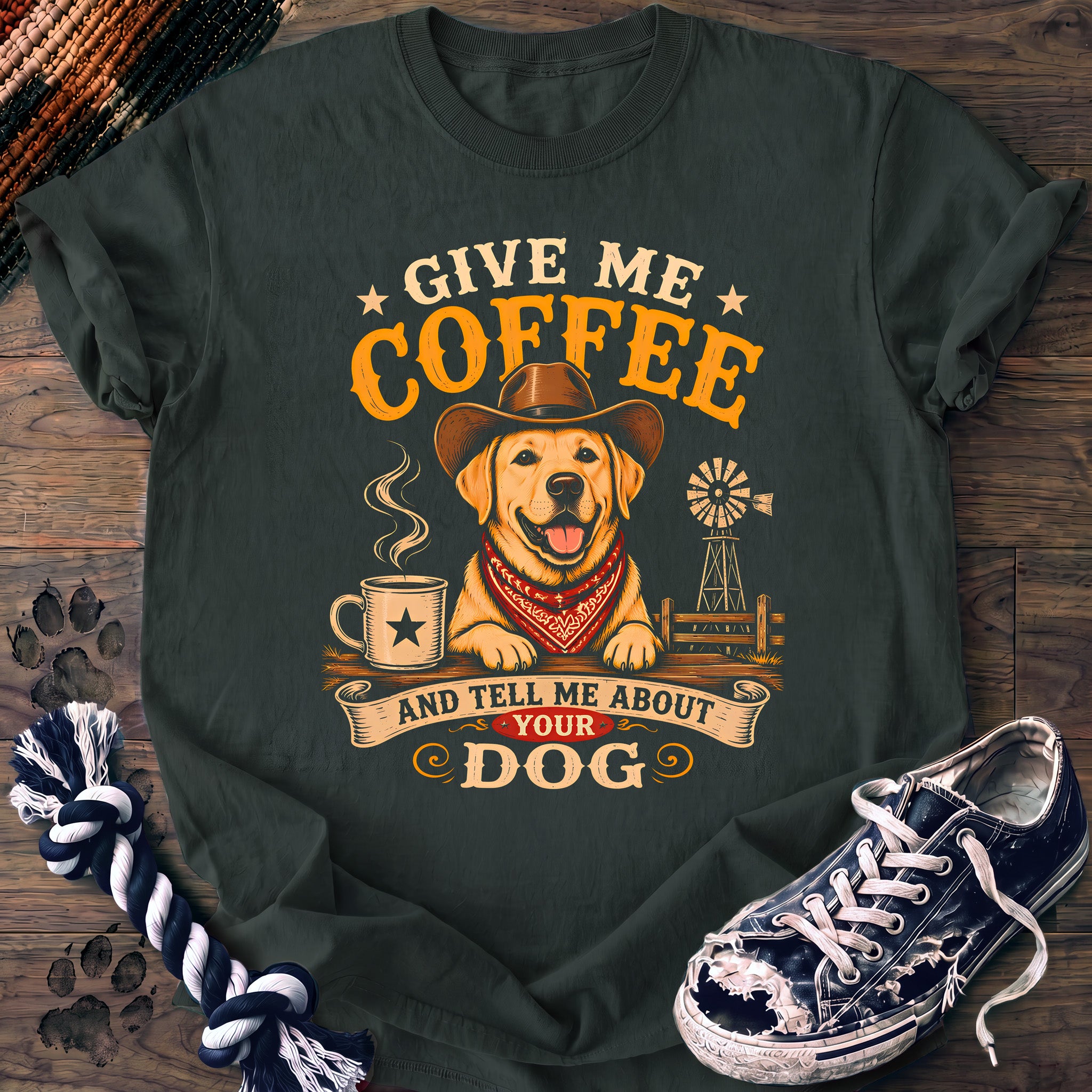 PAWSSION CLUB t-shirt in BlueSpruce color - SKU PC-0232