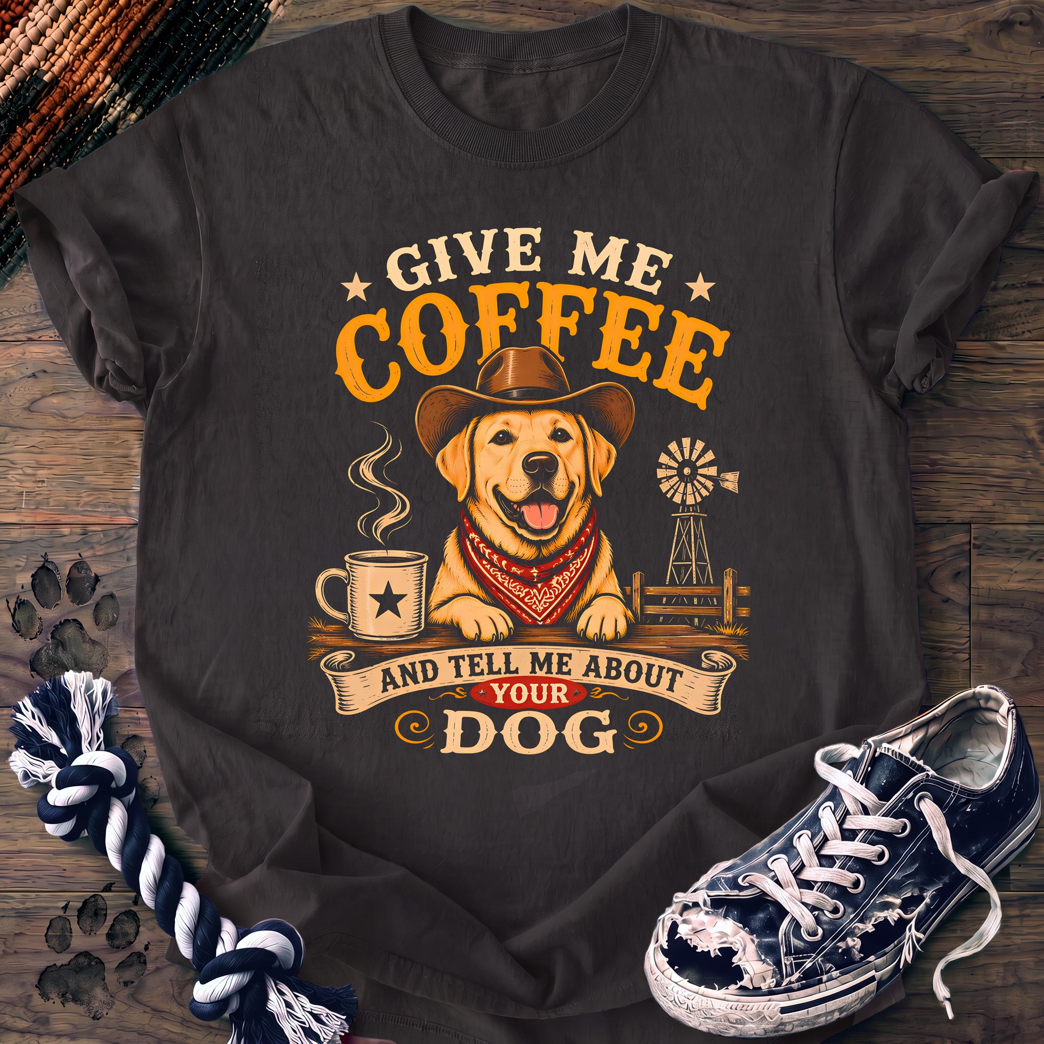 PAWSSION CLUB t-shirt in Graphite color - SKU PC-0232