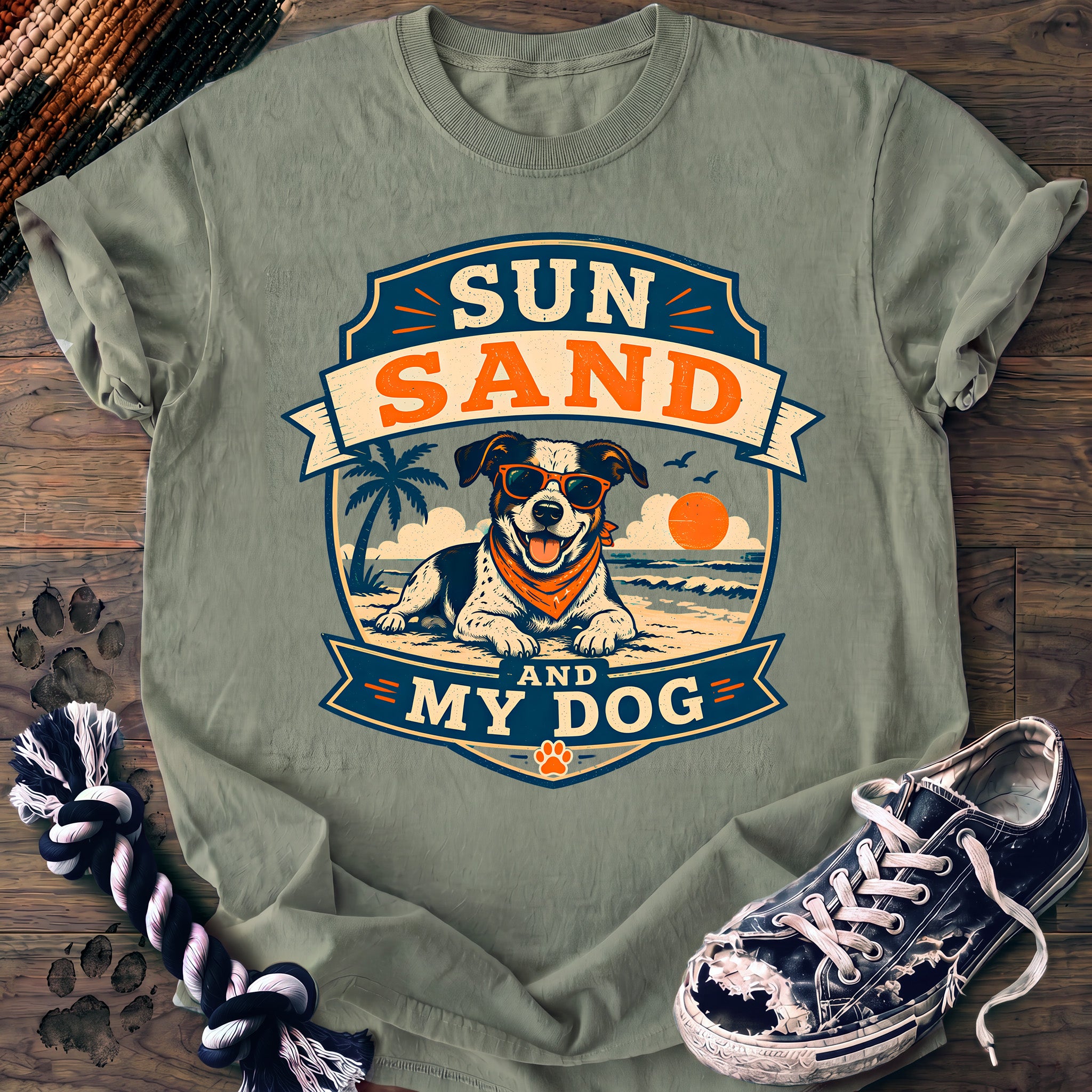 PAWSSION CLUB t-shirt in Bay color - SKU PC-0233