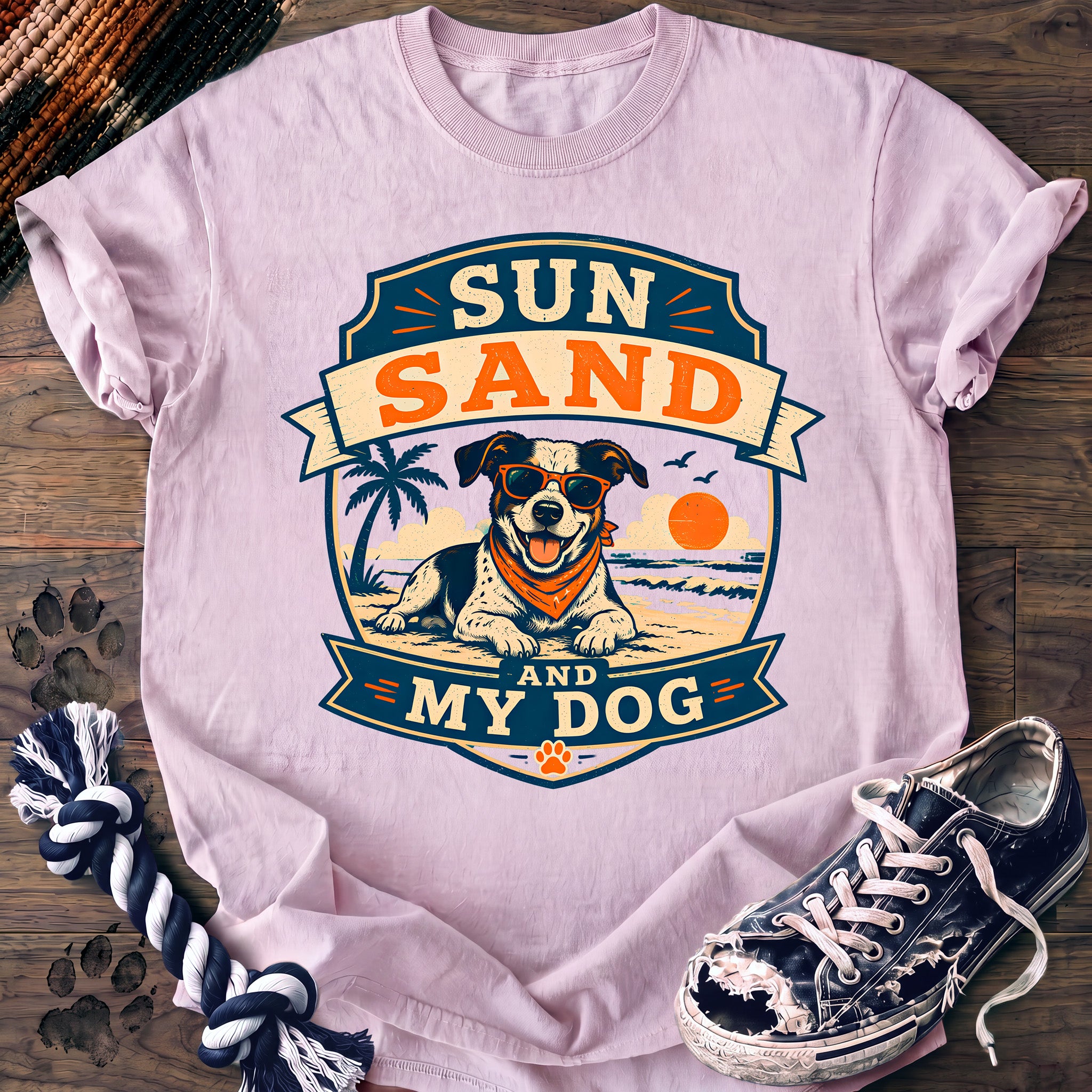 PAWSSION CLUB t-shirt in Blossom color - SKU PC-0233