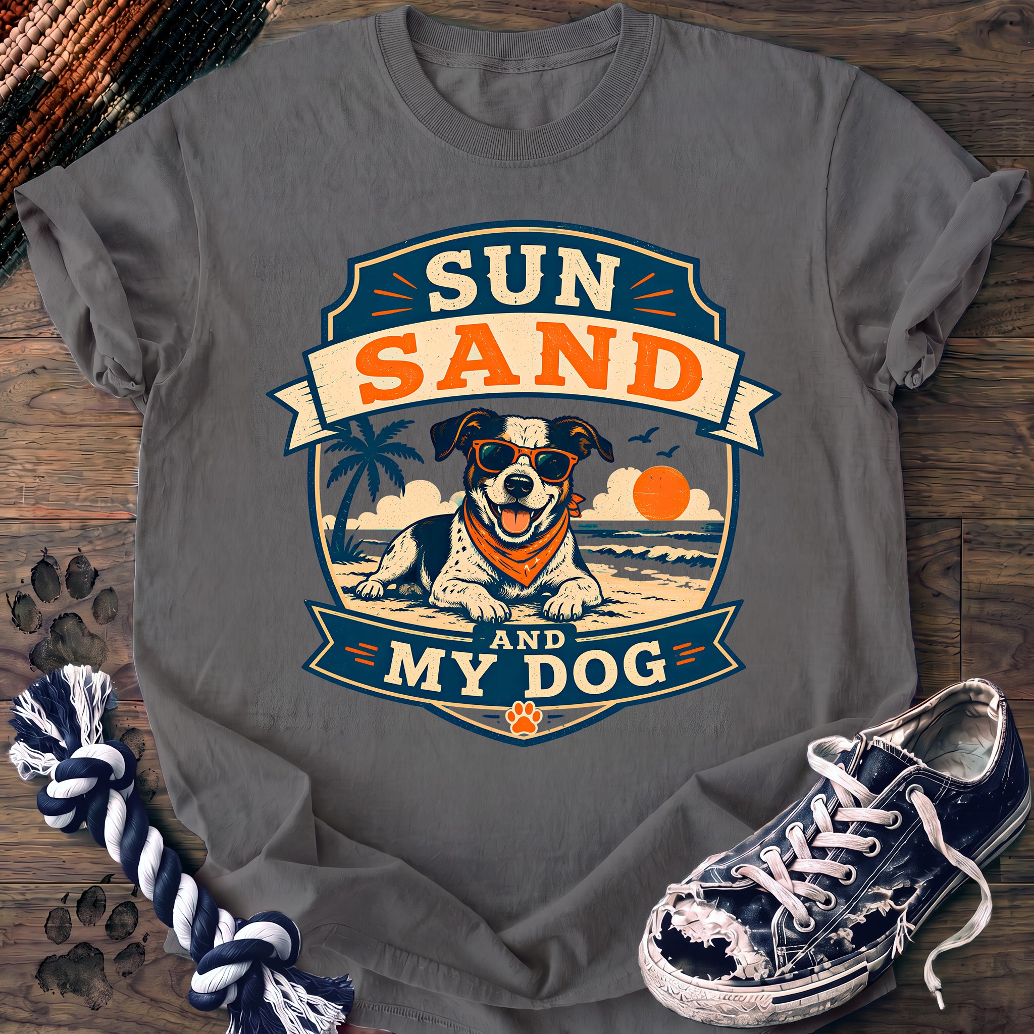 PAWSSION CLUB t-shirt in Grey color - SKU PC-0233