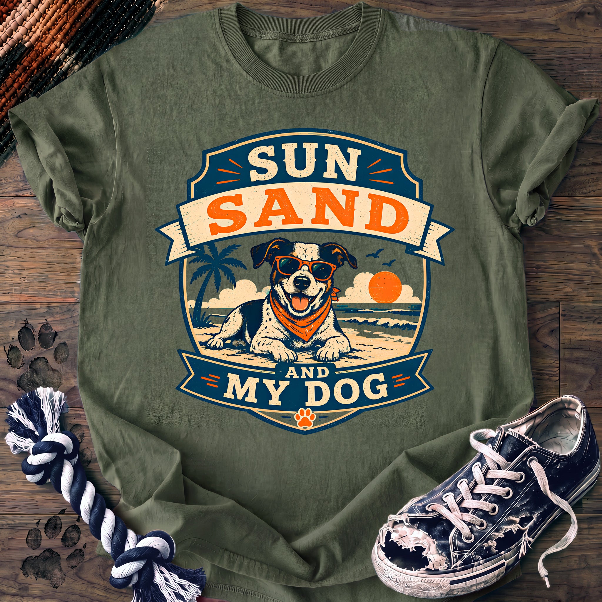 PAWSSION CLUB t-shirt in LightGreen color - SKU PC-0233