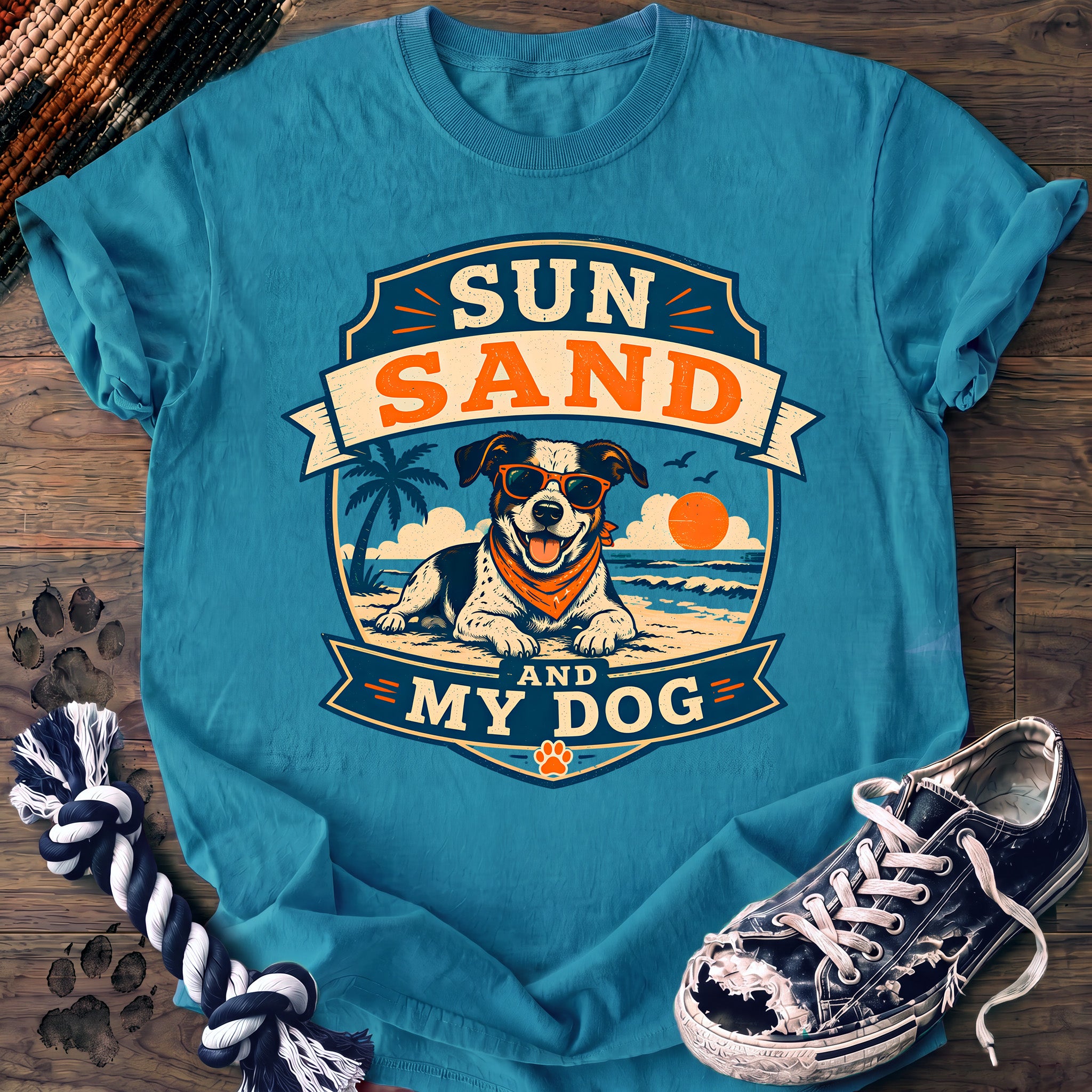 PAWSSION CLUB t-shirt in Sapphire color - SKU PC-0233