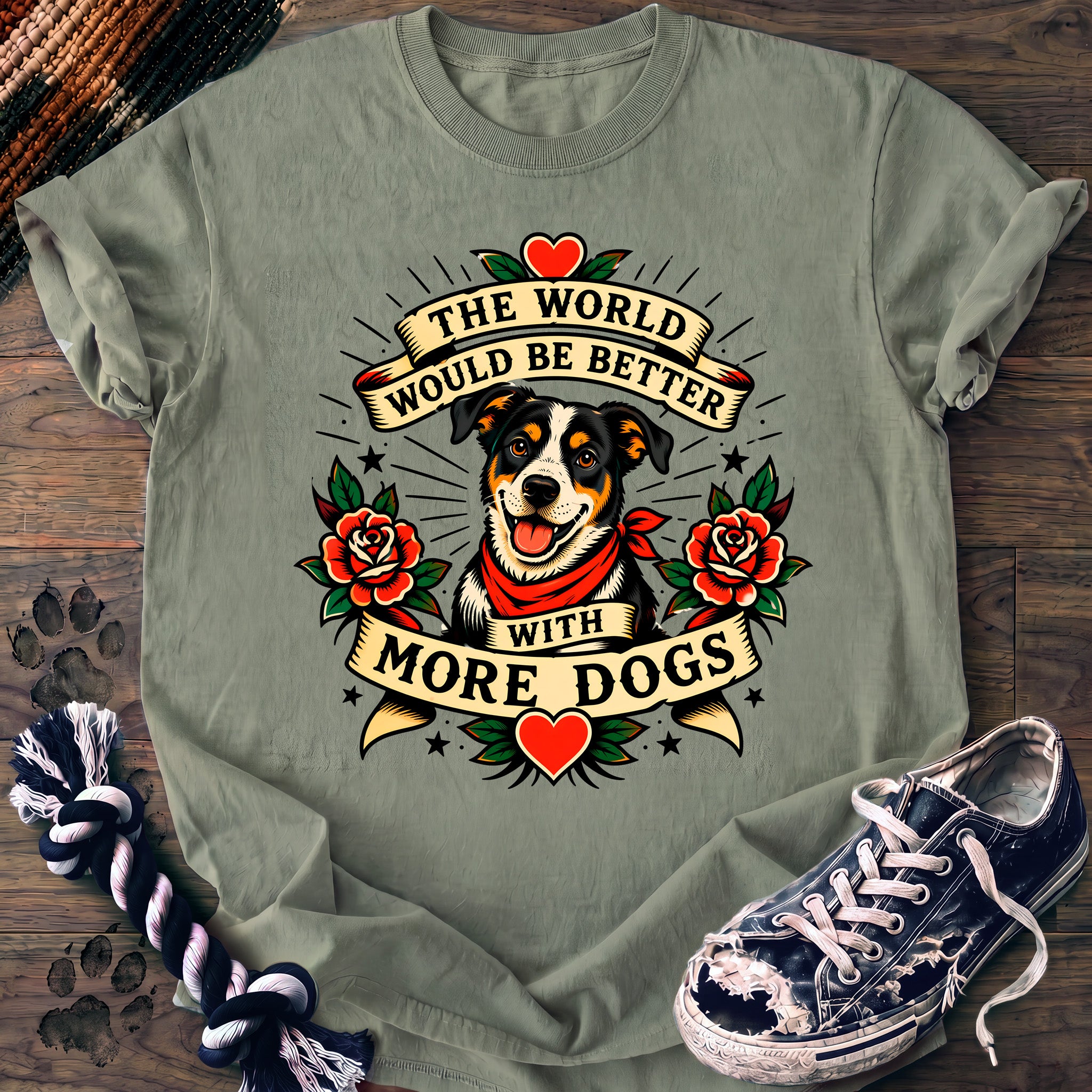 PAWSSION CLUB t-shirt in Bay color - SKU PC-0235