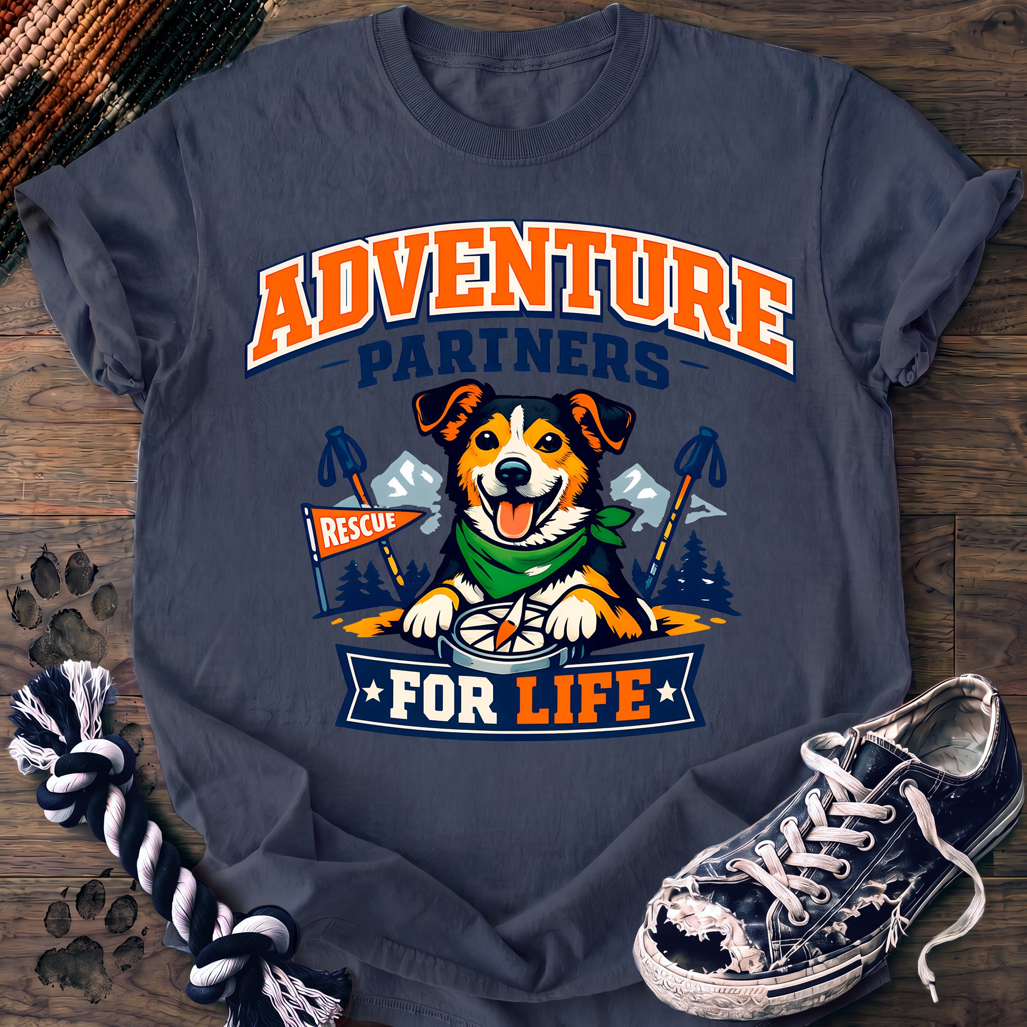 PAWSSION CLUB t-shirt in BlueJean color - SKU PC-0237