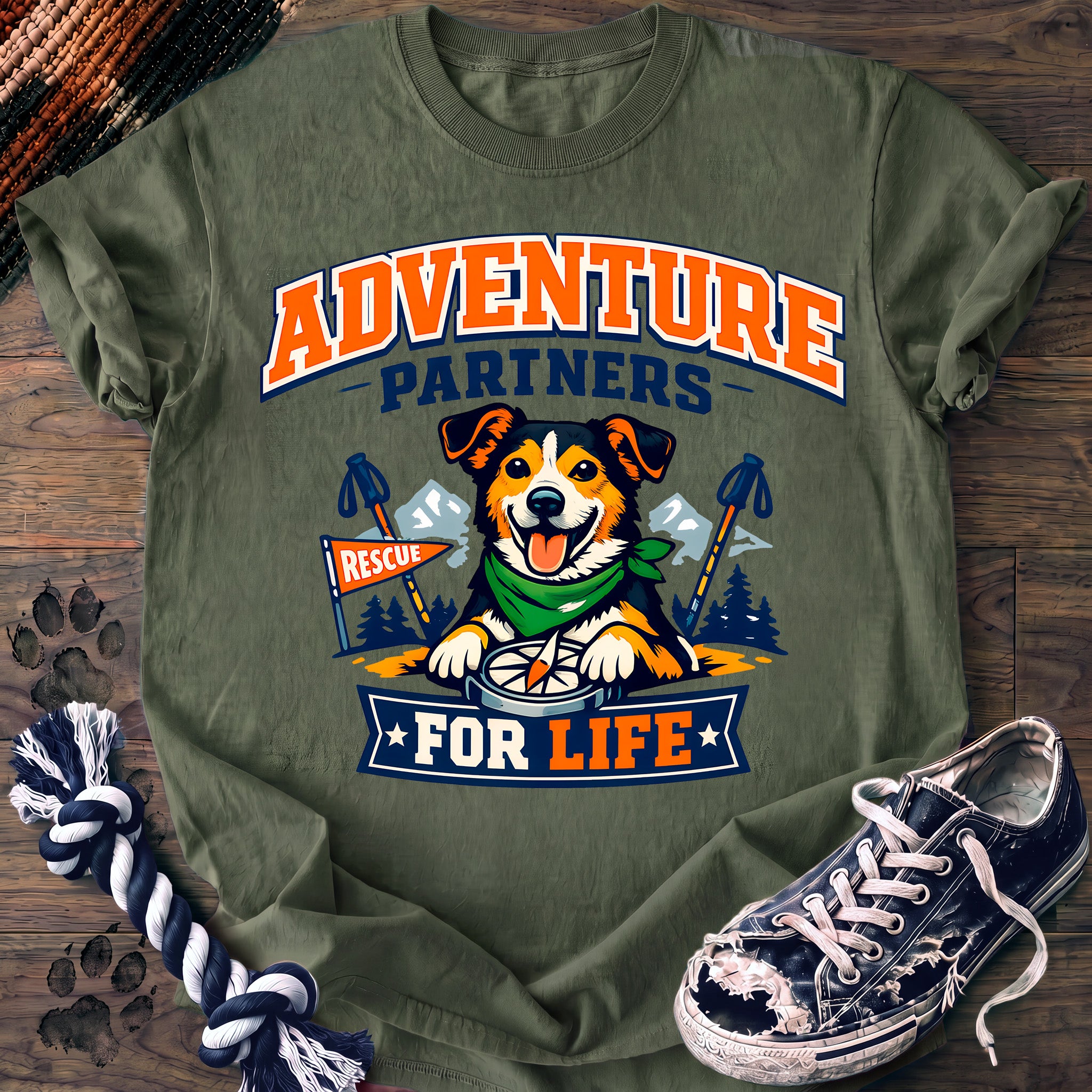 PAWSSION CLUB t-shirt in LightGreen color - SKU PC-0237